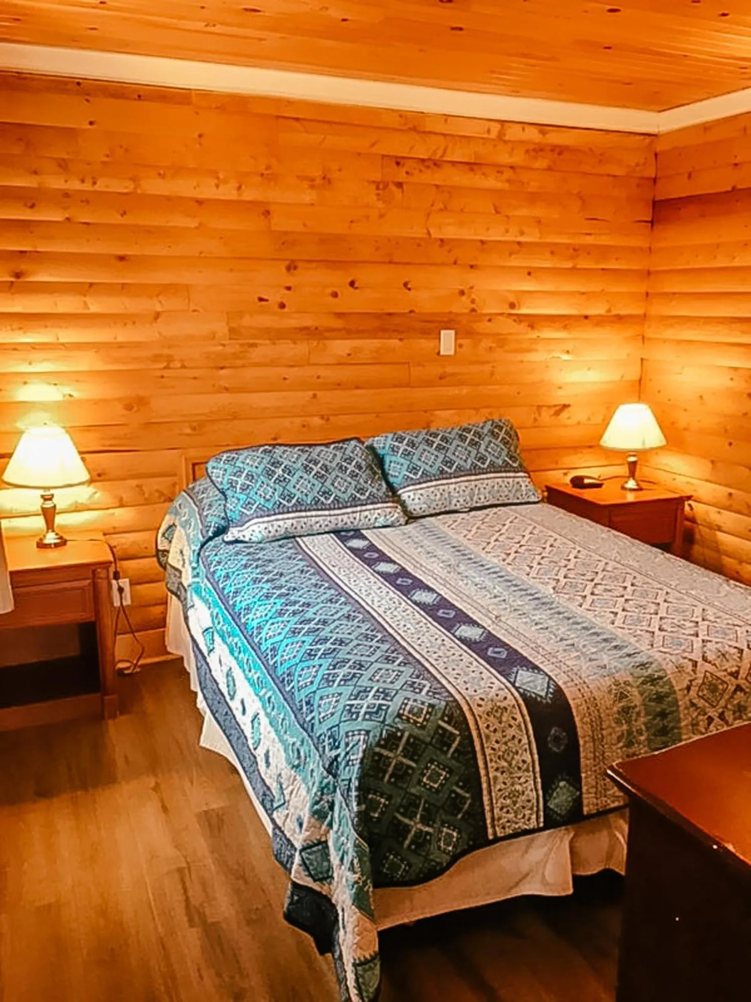 Bed in Hillside Cottages