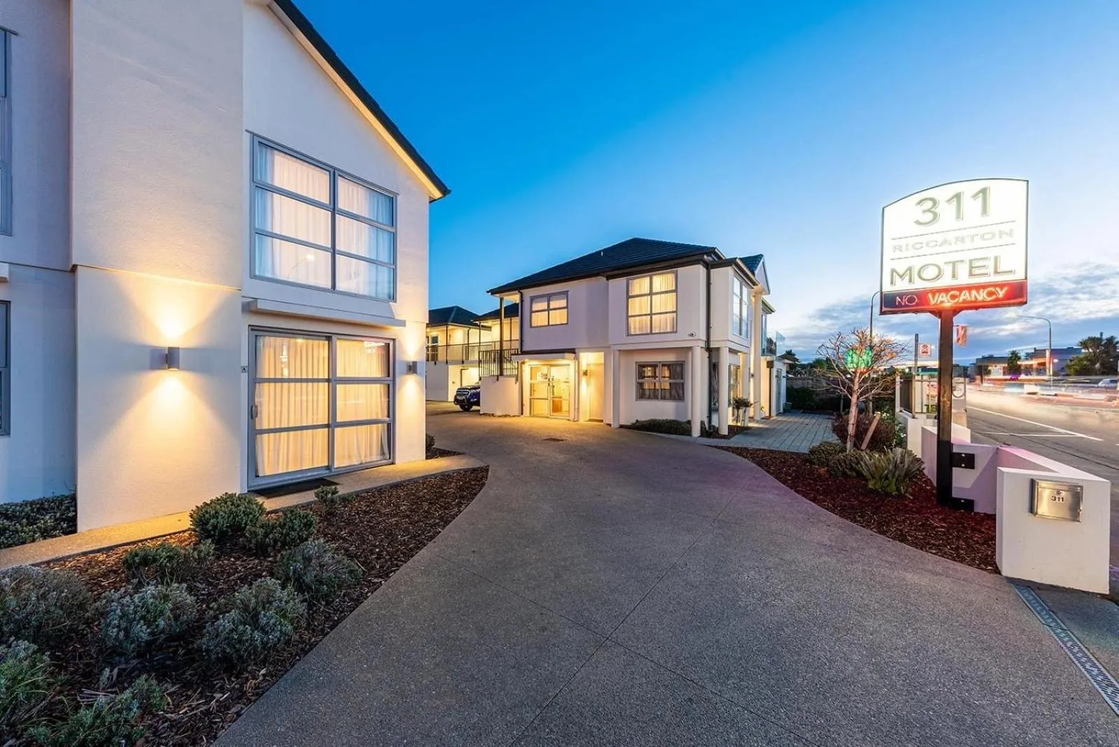 Property building in 311 Motel Riccarton