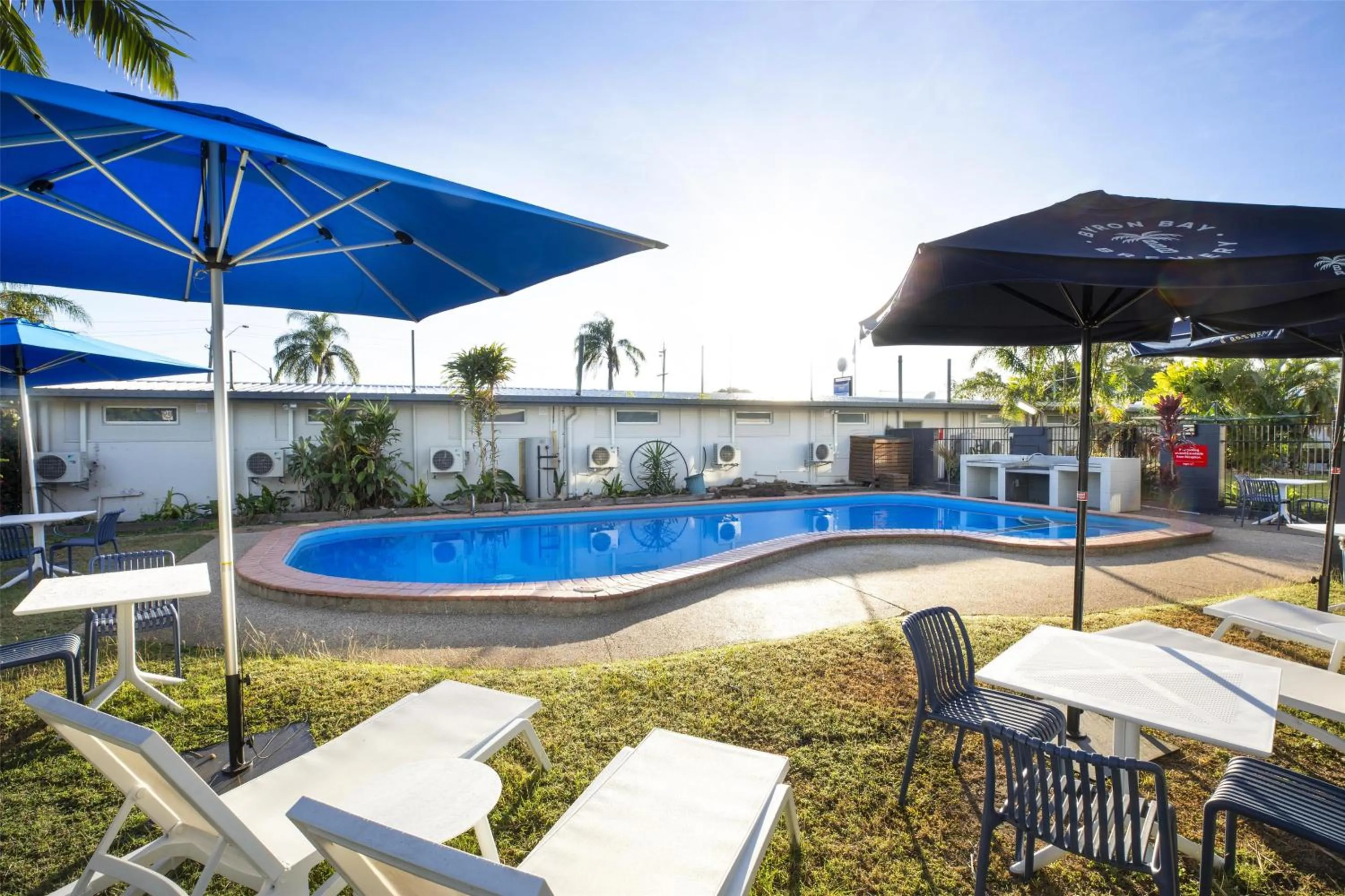 Pool view in Nightcap at Queens Beach Hotel
