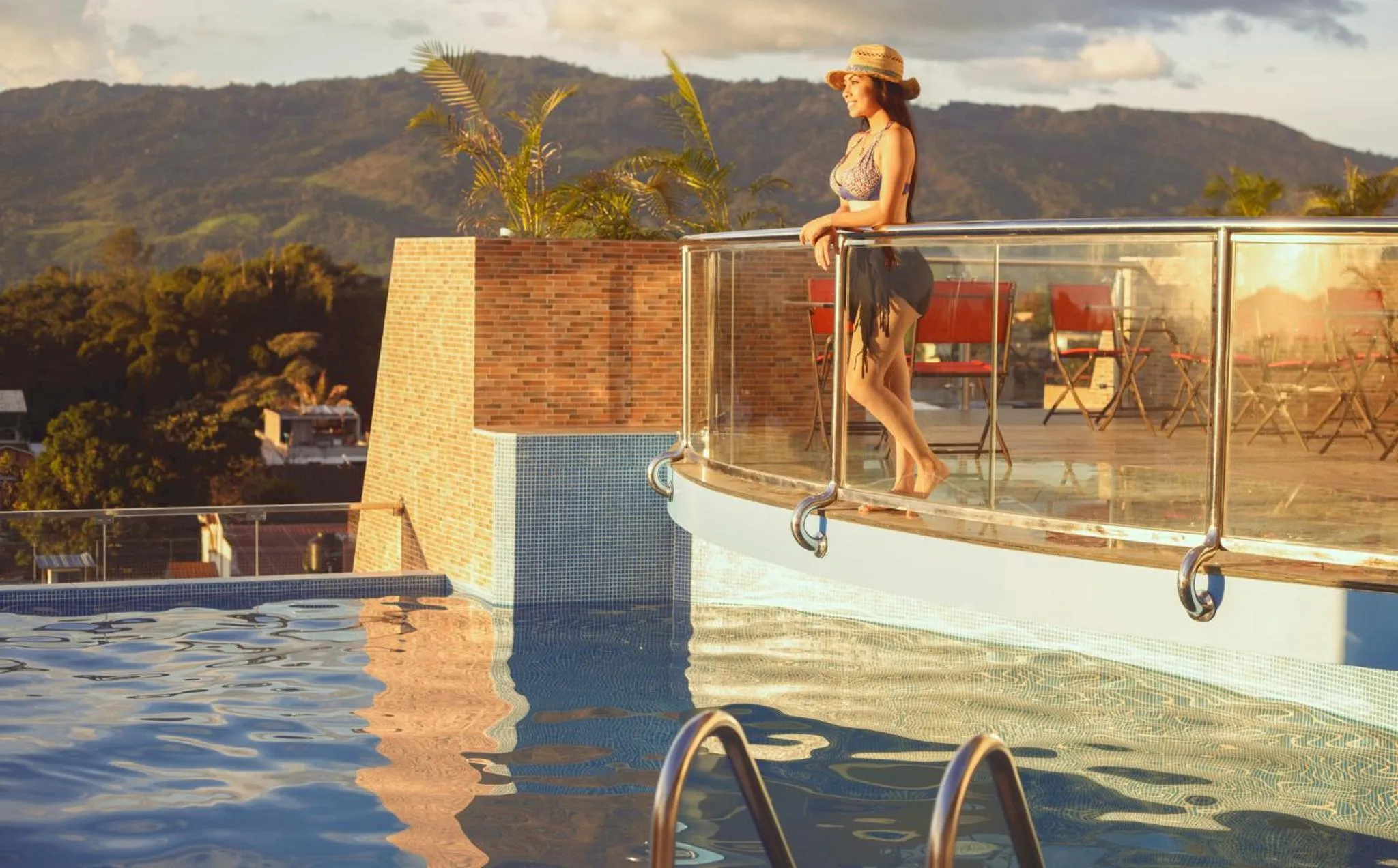 Swimming pool in Hotel Marcoantonio - Moyobamba