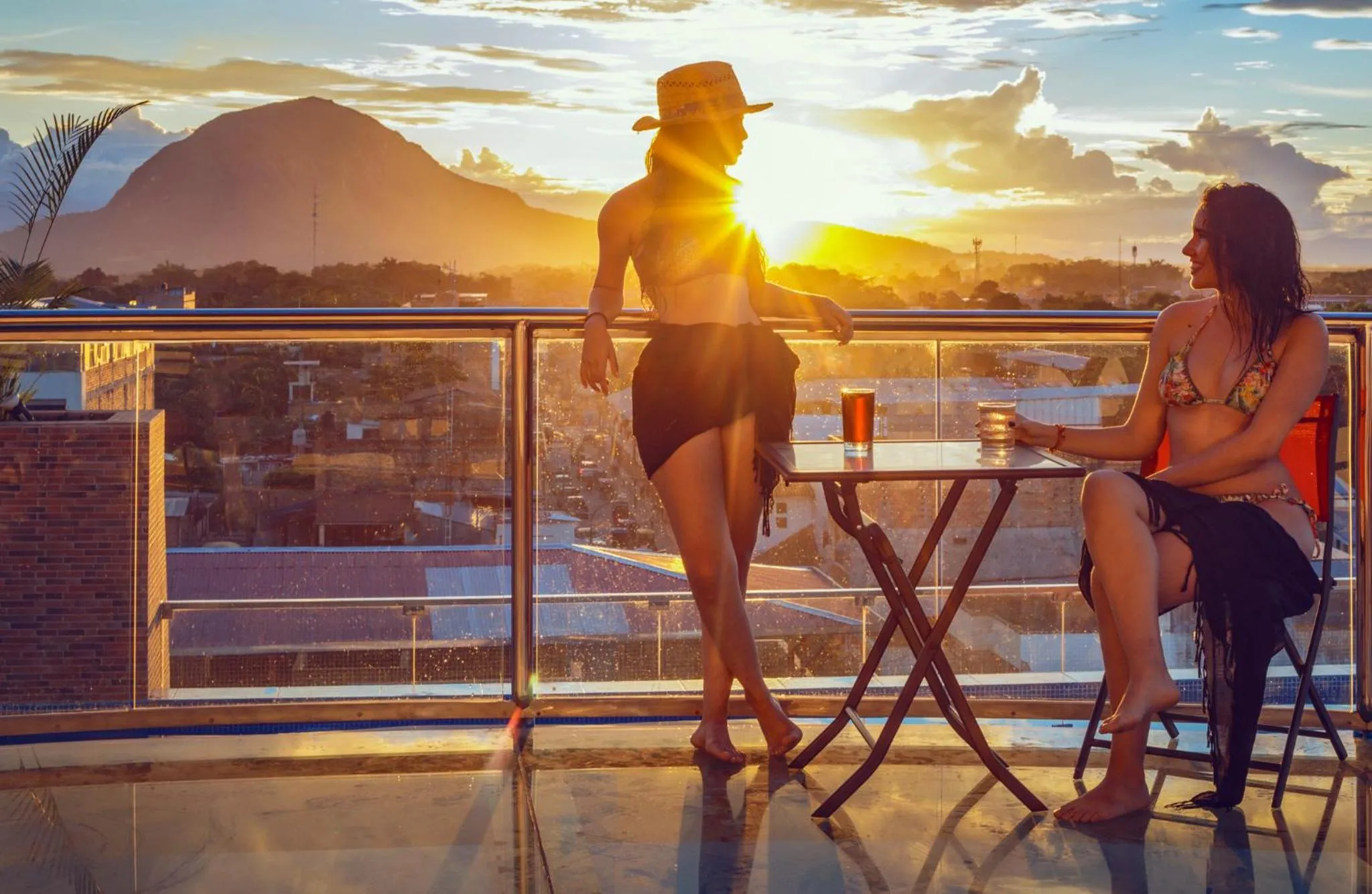 Sunset in Hotel Marcoantonio - Moyobamba