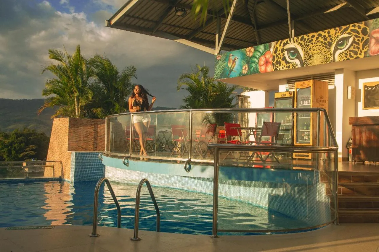 Pool view in Hotel Marcoantonio - Moyobamba