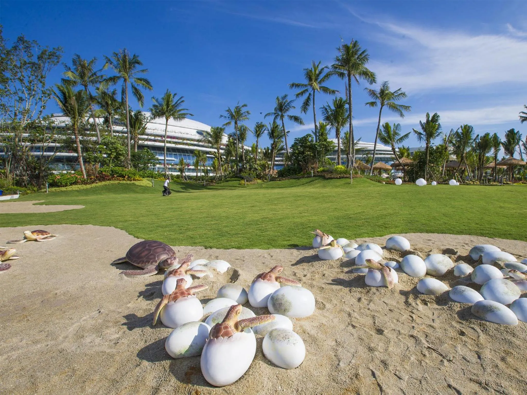 Beach in Forest City Marina Hotel