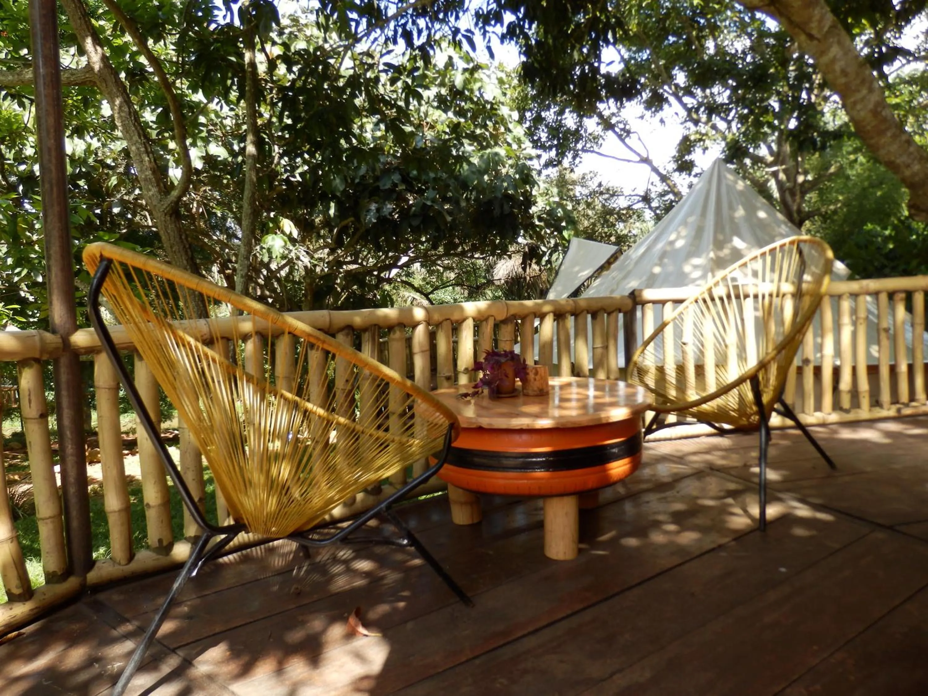 Balcony/Terrace in ViaVia Entebbe