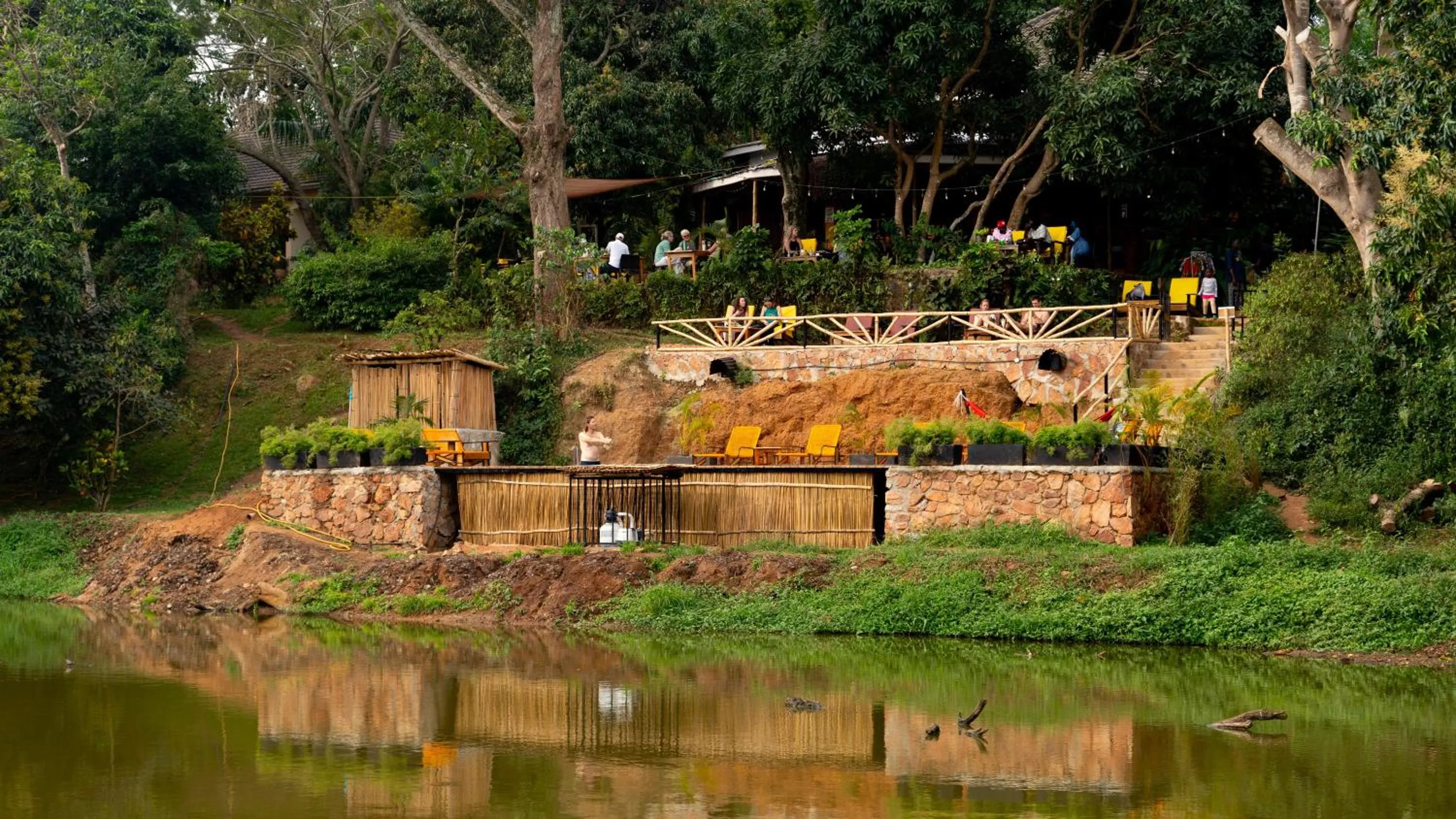 Balcony/Terrace in ViaVia Entebbe