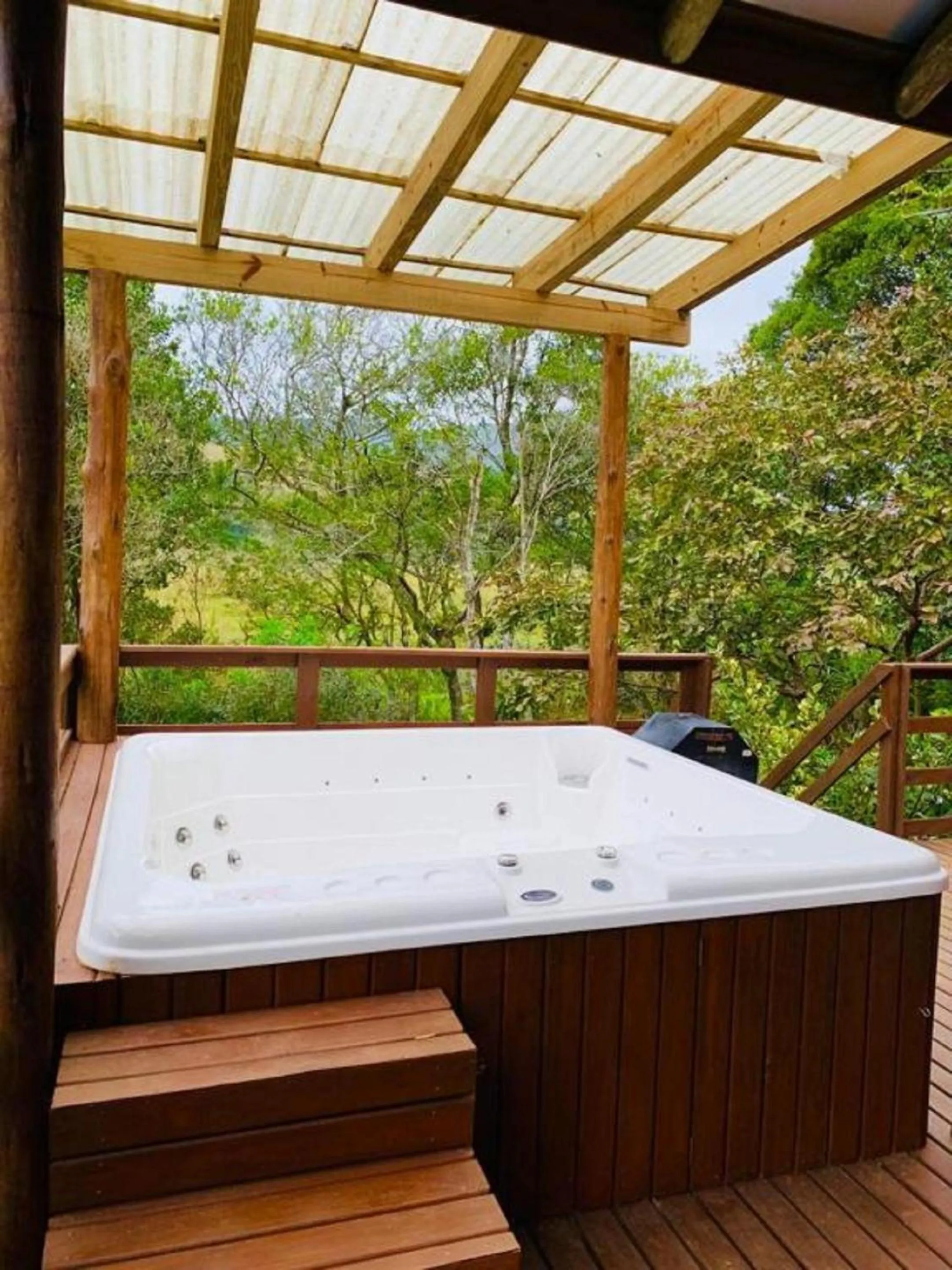 Hot Tub in Pousada La Creación