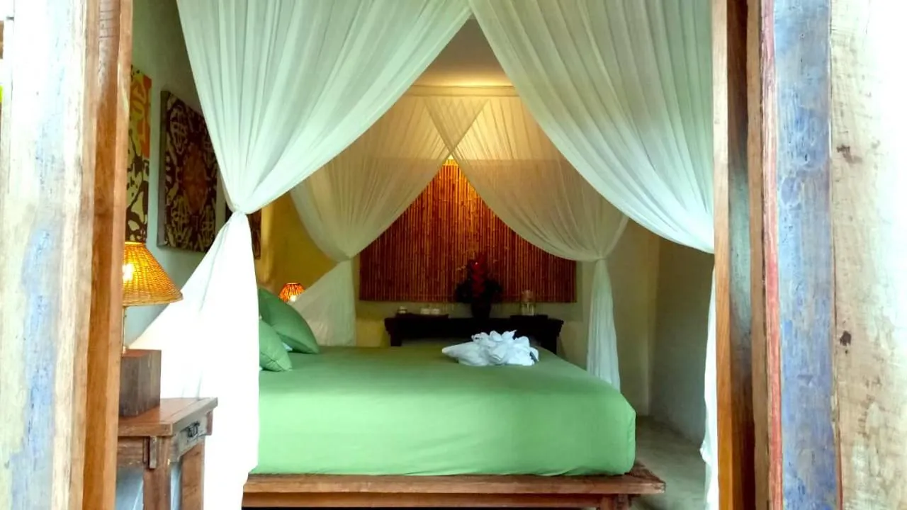 Bed in Bali Mountain Retreat