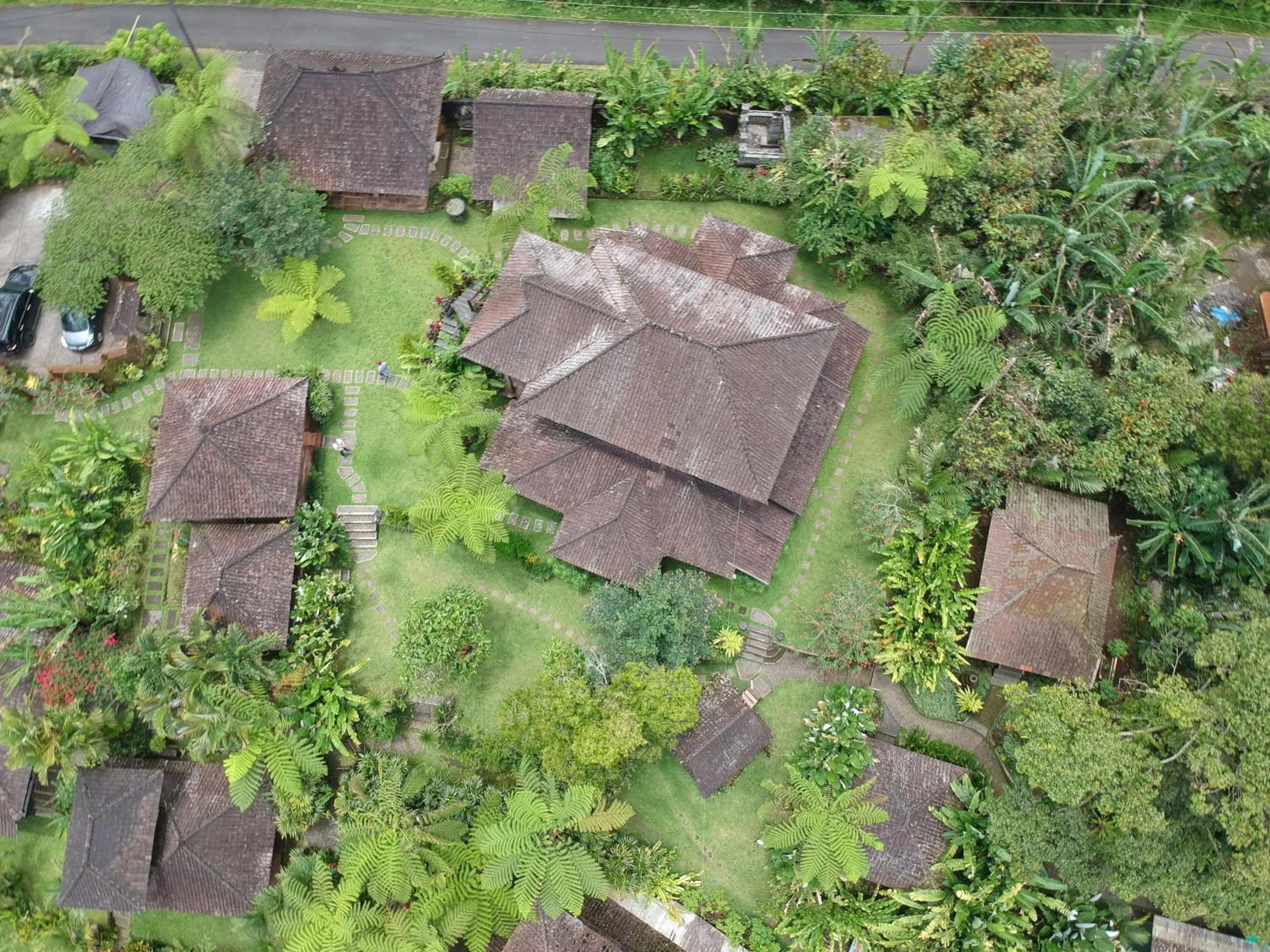 Bird's eye view in Bali Mountain Retreat
