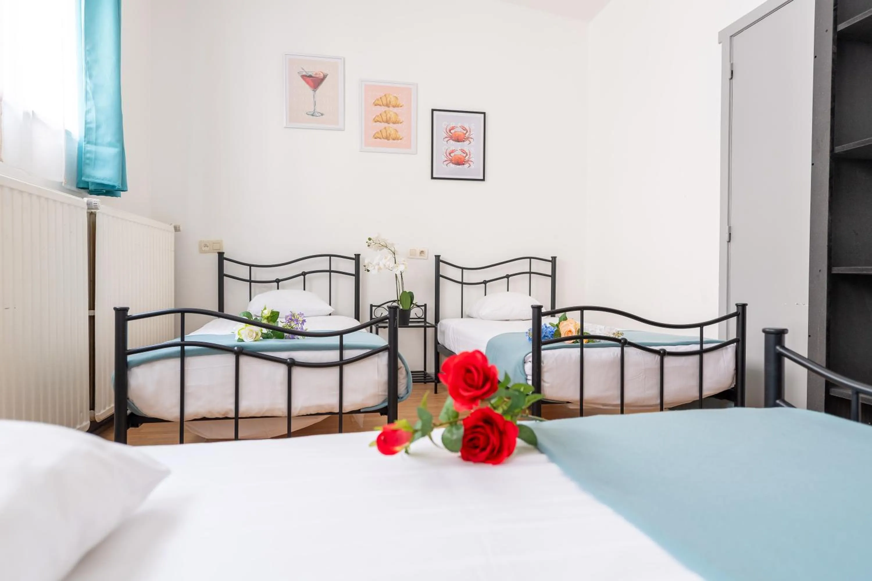 Bed in Hotel Le Grand Colombier