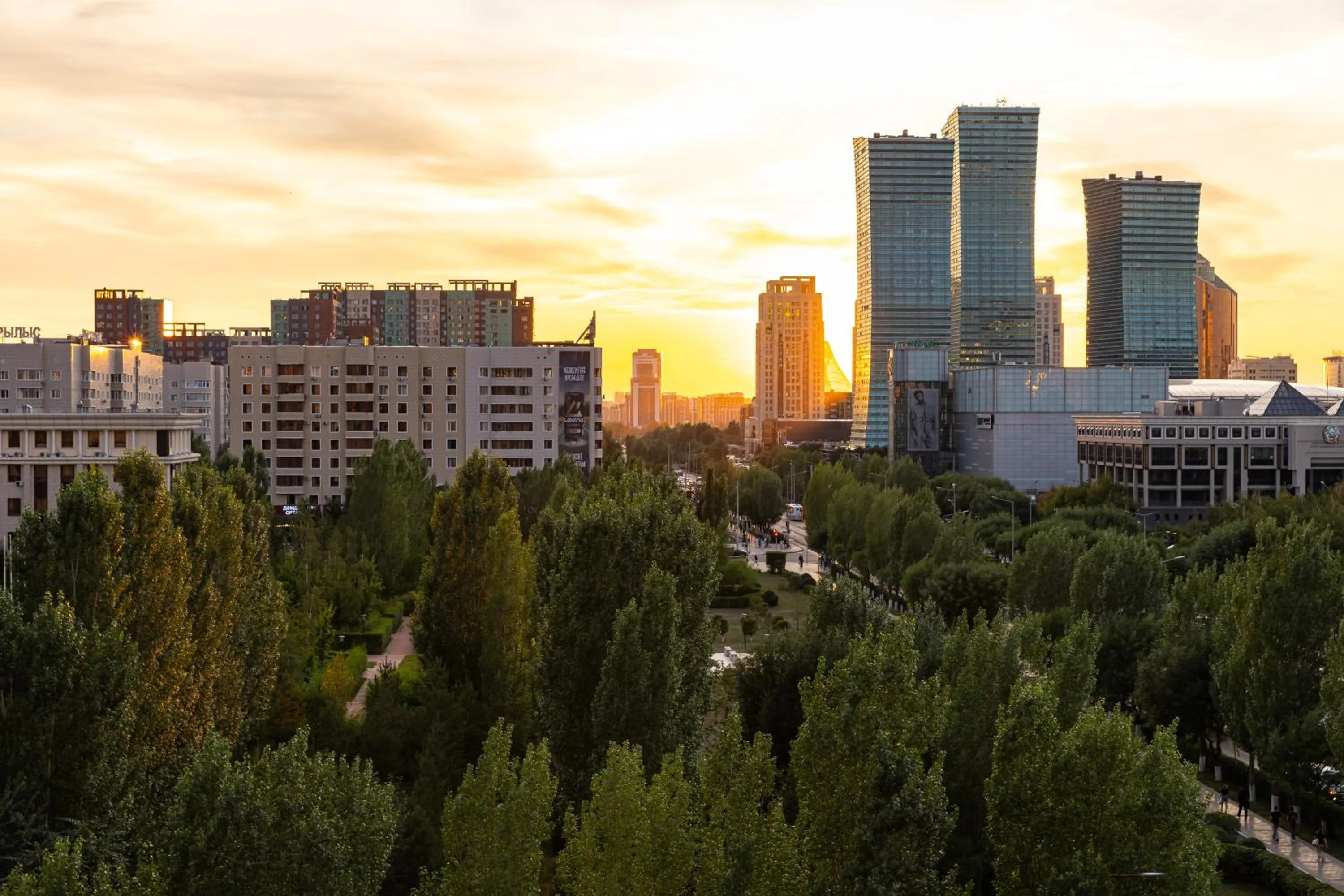 City view in The Ritz-Carlton, Astana