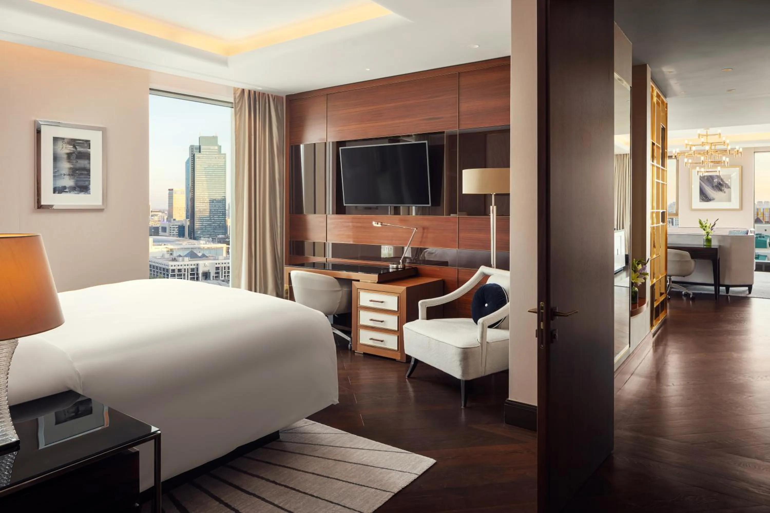 Bed in The Ritz-Carlton, Astana