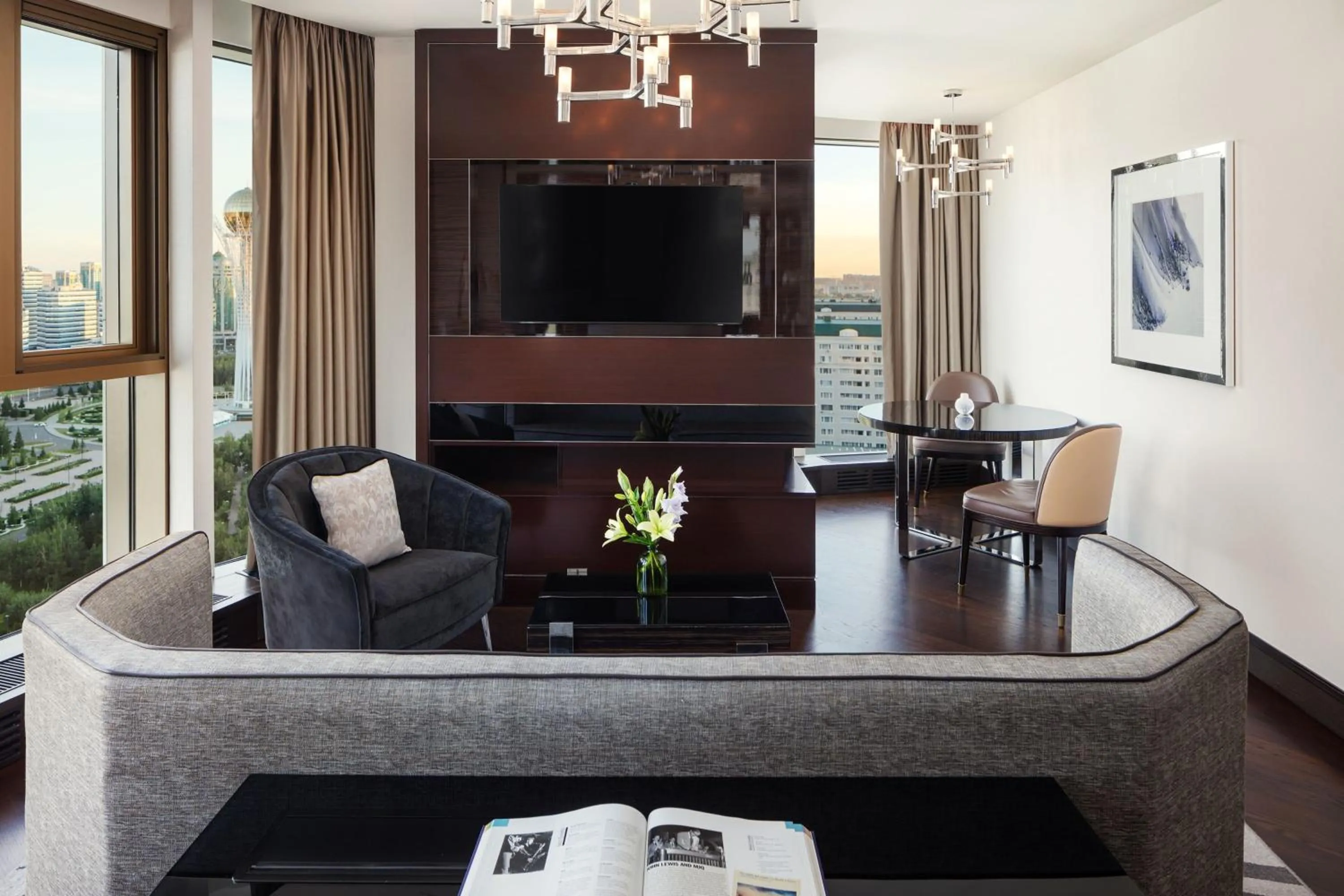 Living room in The Ritz-Carlton, Astana