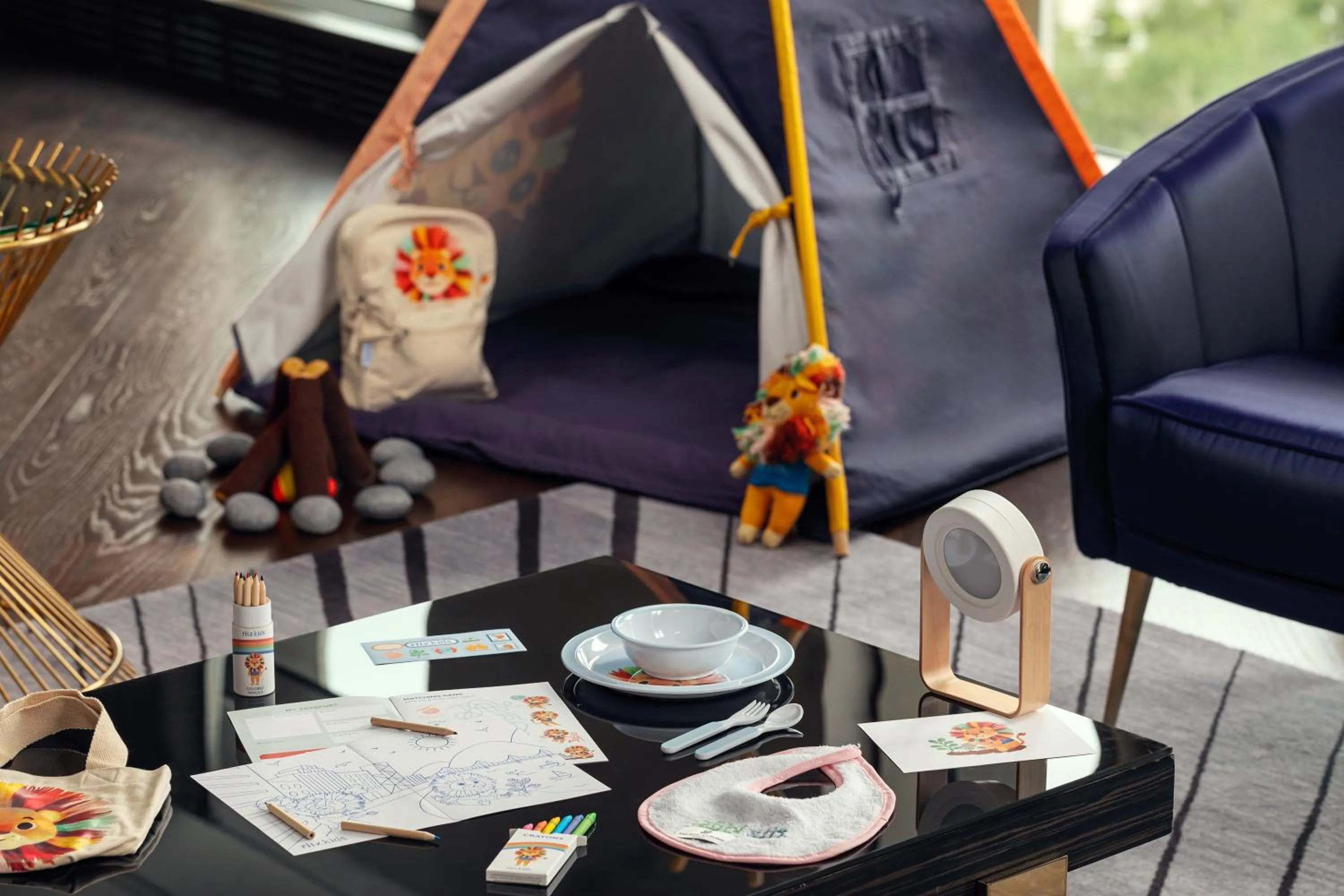 Living room in The Ritz-Carlton, Astana