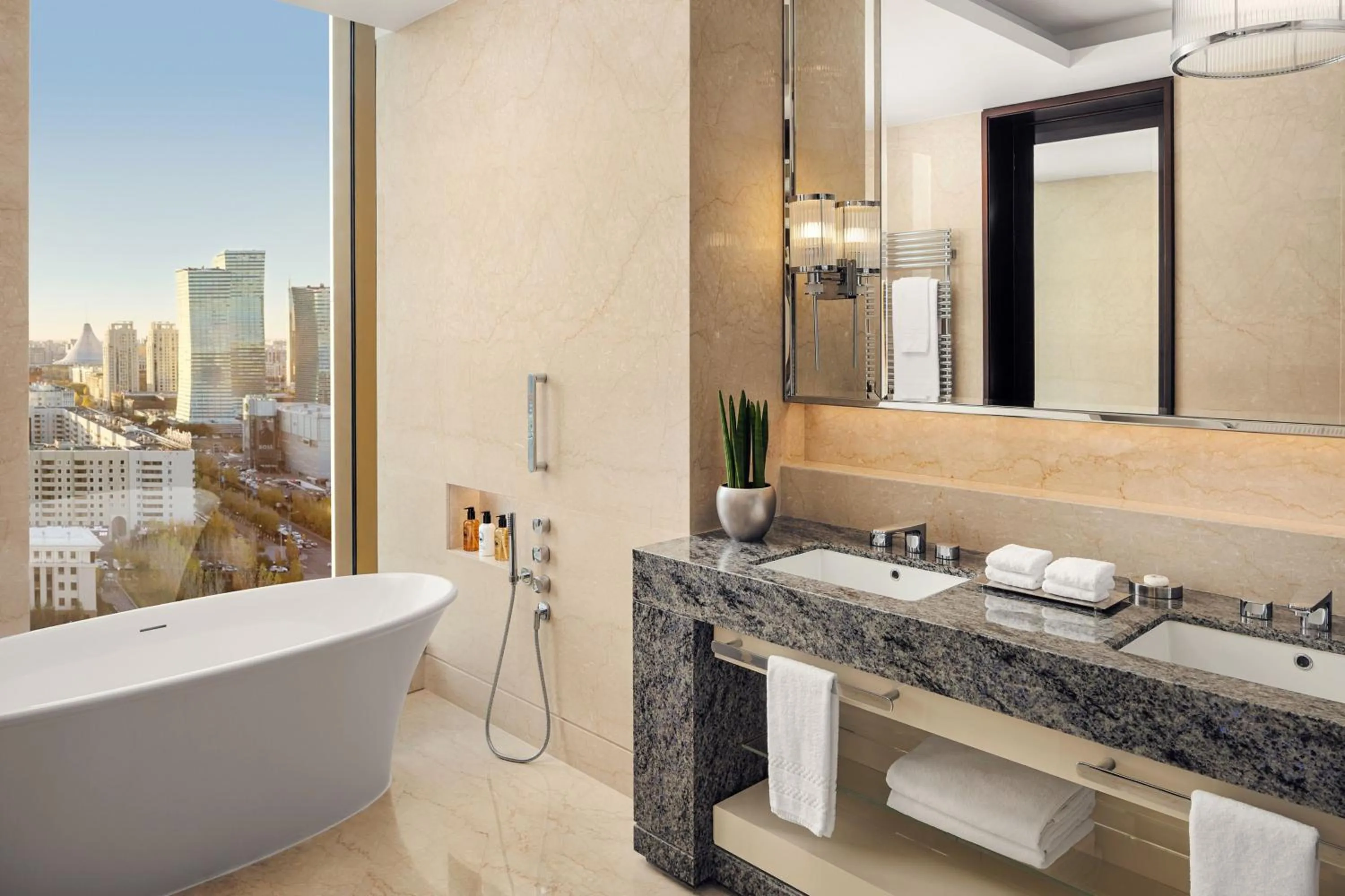 Bathroom in The Ritz-Carlton, Astana