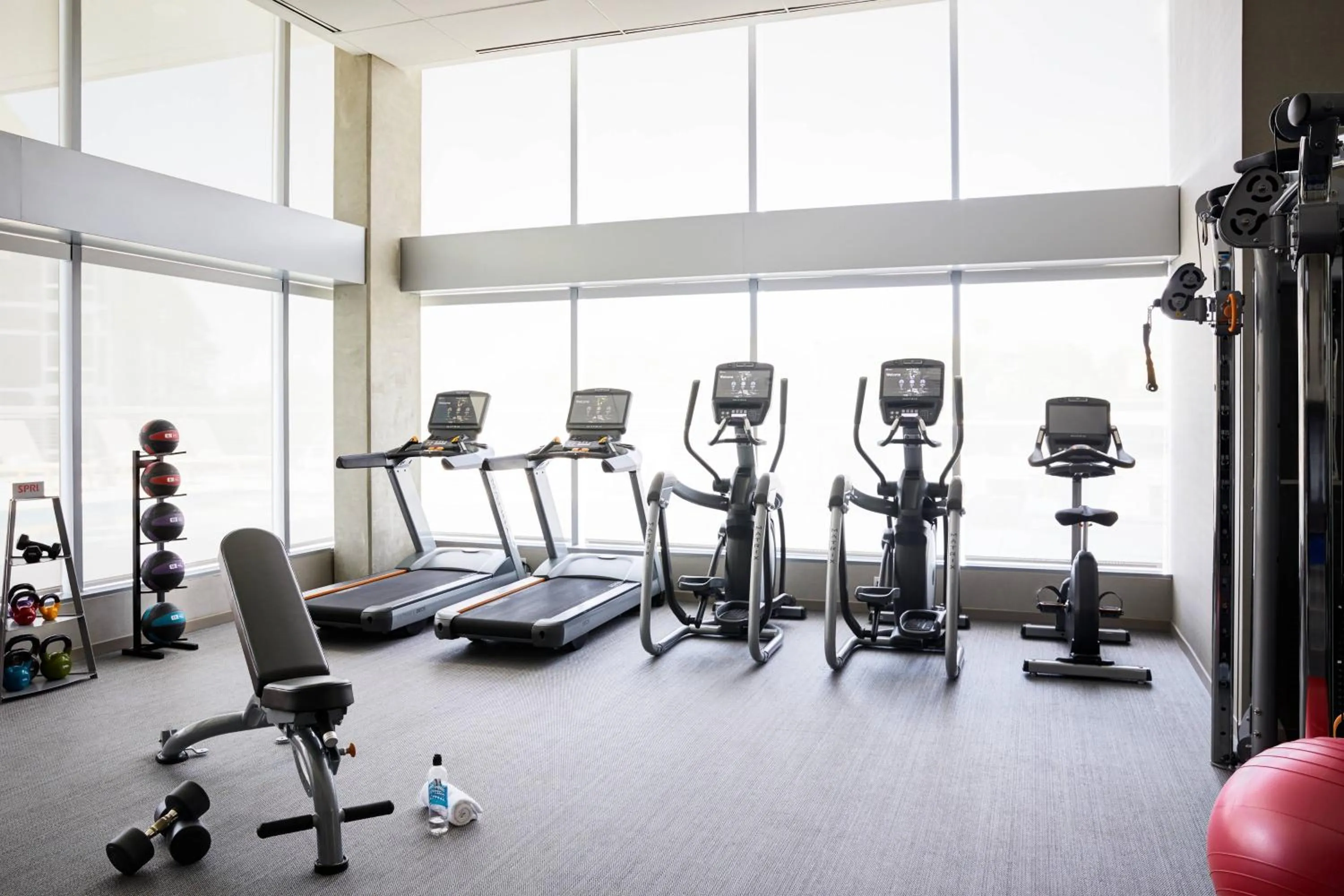 Fitness centre/facilities in AC Hotel by Marriott Irvine