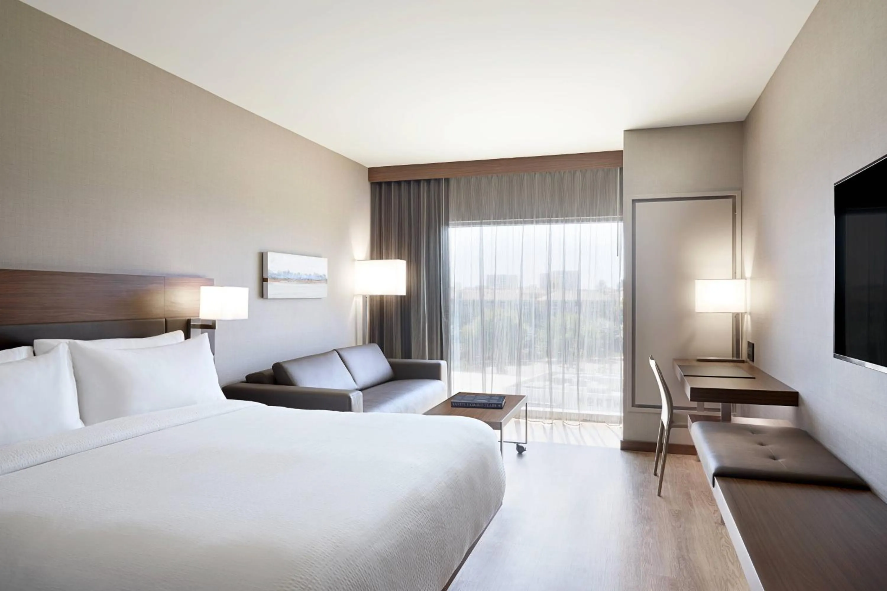 Photo of the whole room, Bed in AC Hotel by Marriott Irvine