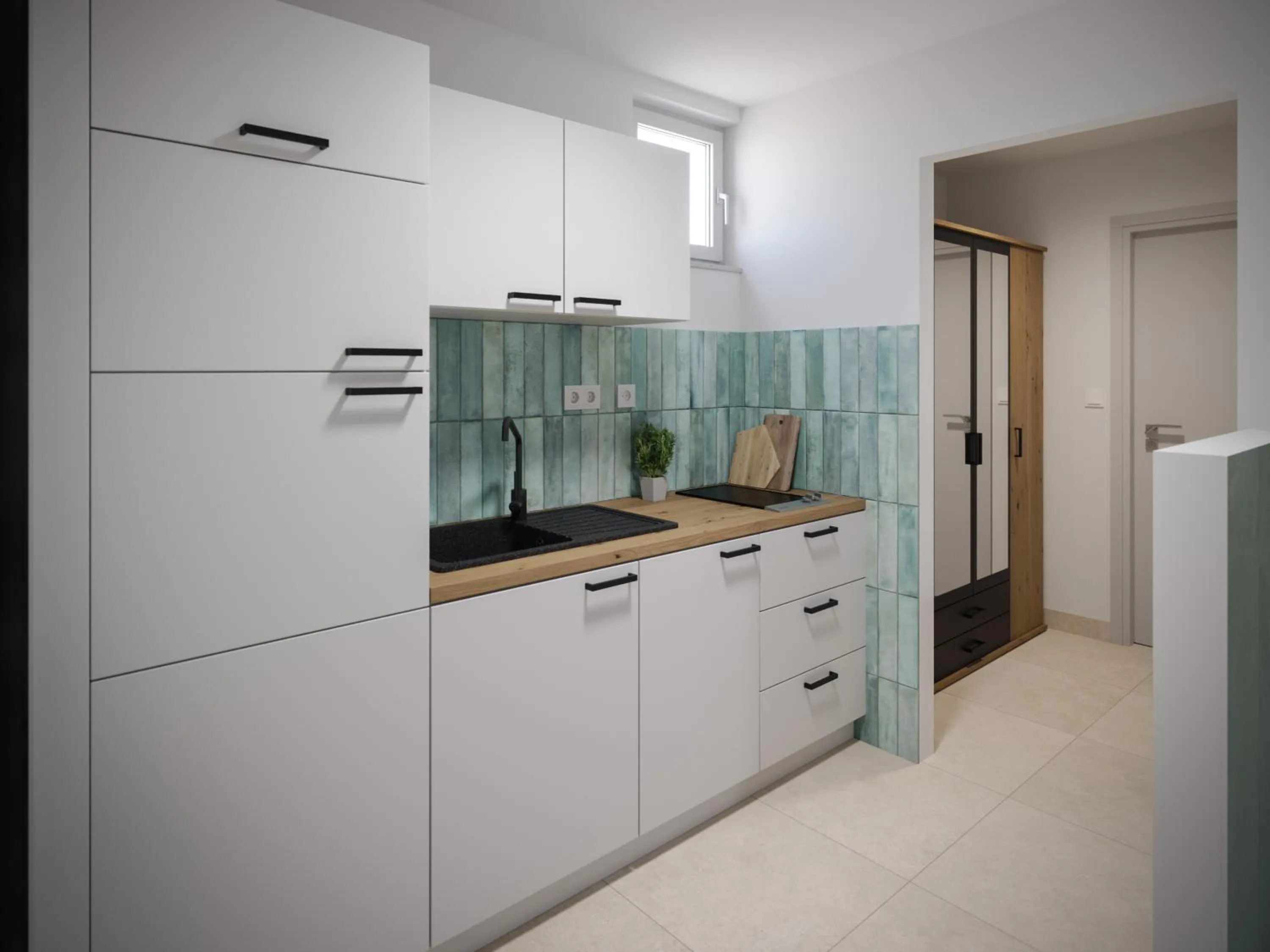 kitchen in Sagitta All inclusive light