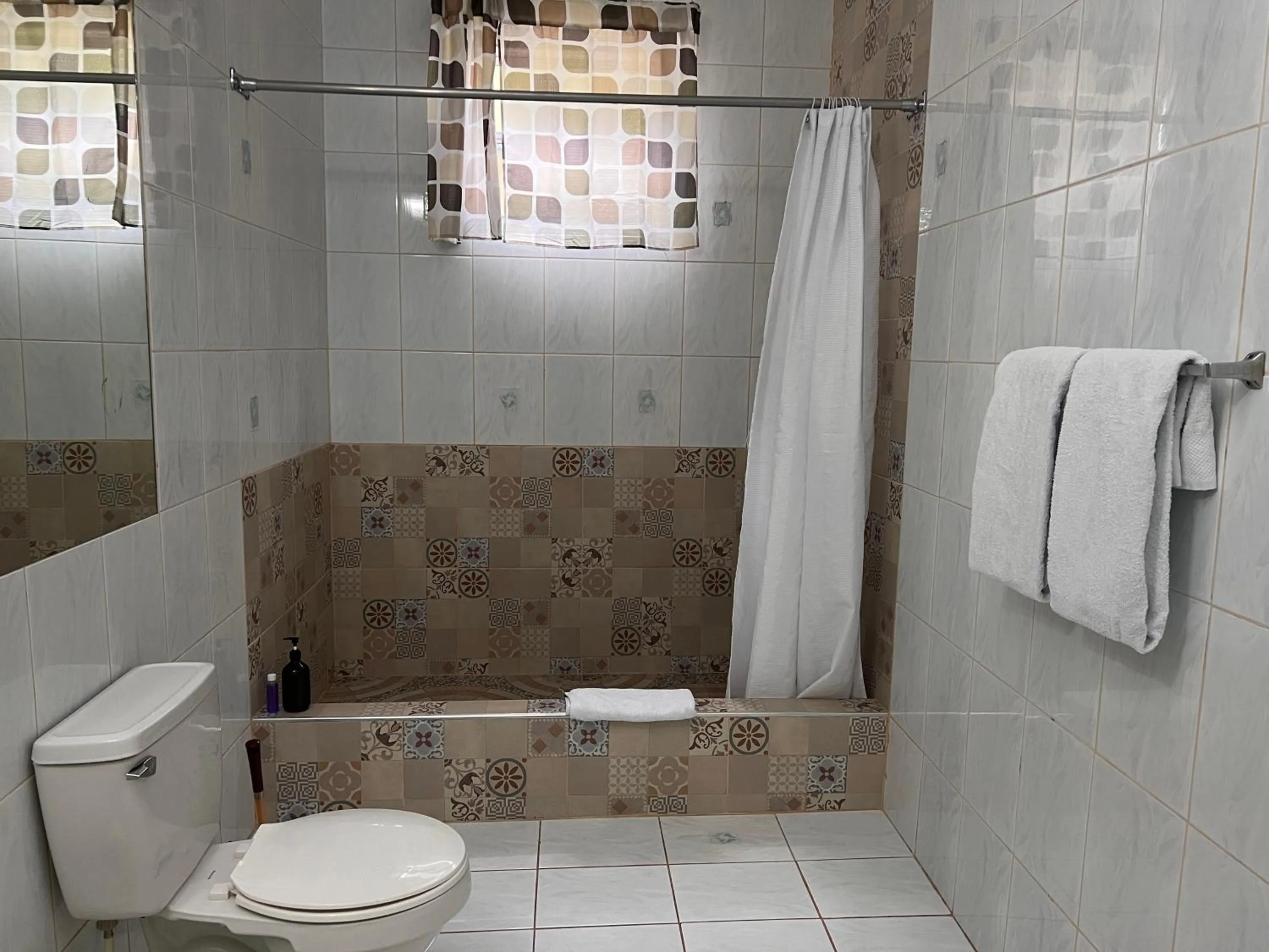 Shower in All Nations Guest House