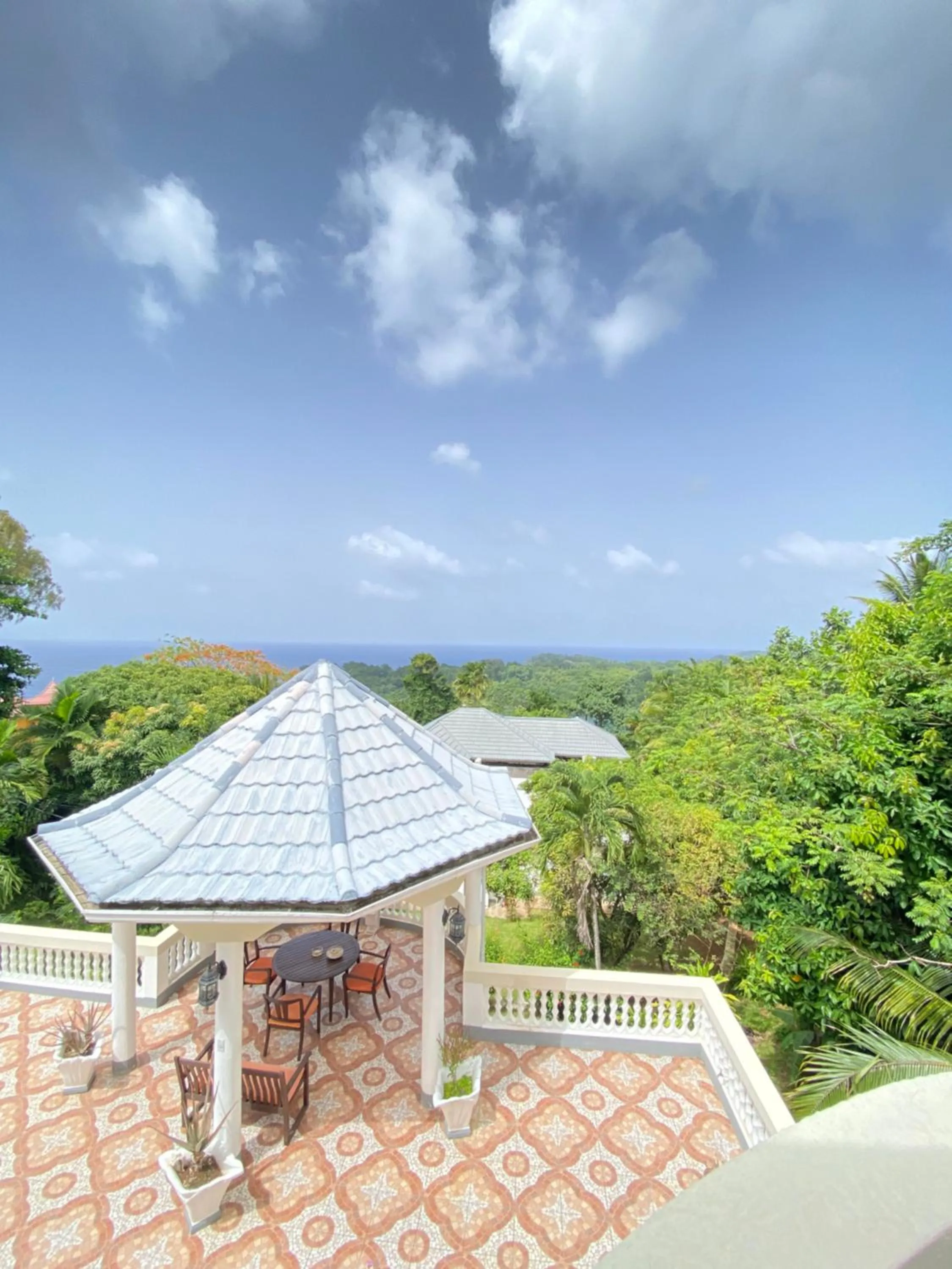 Patio in All Nations Guest House