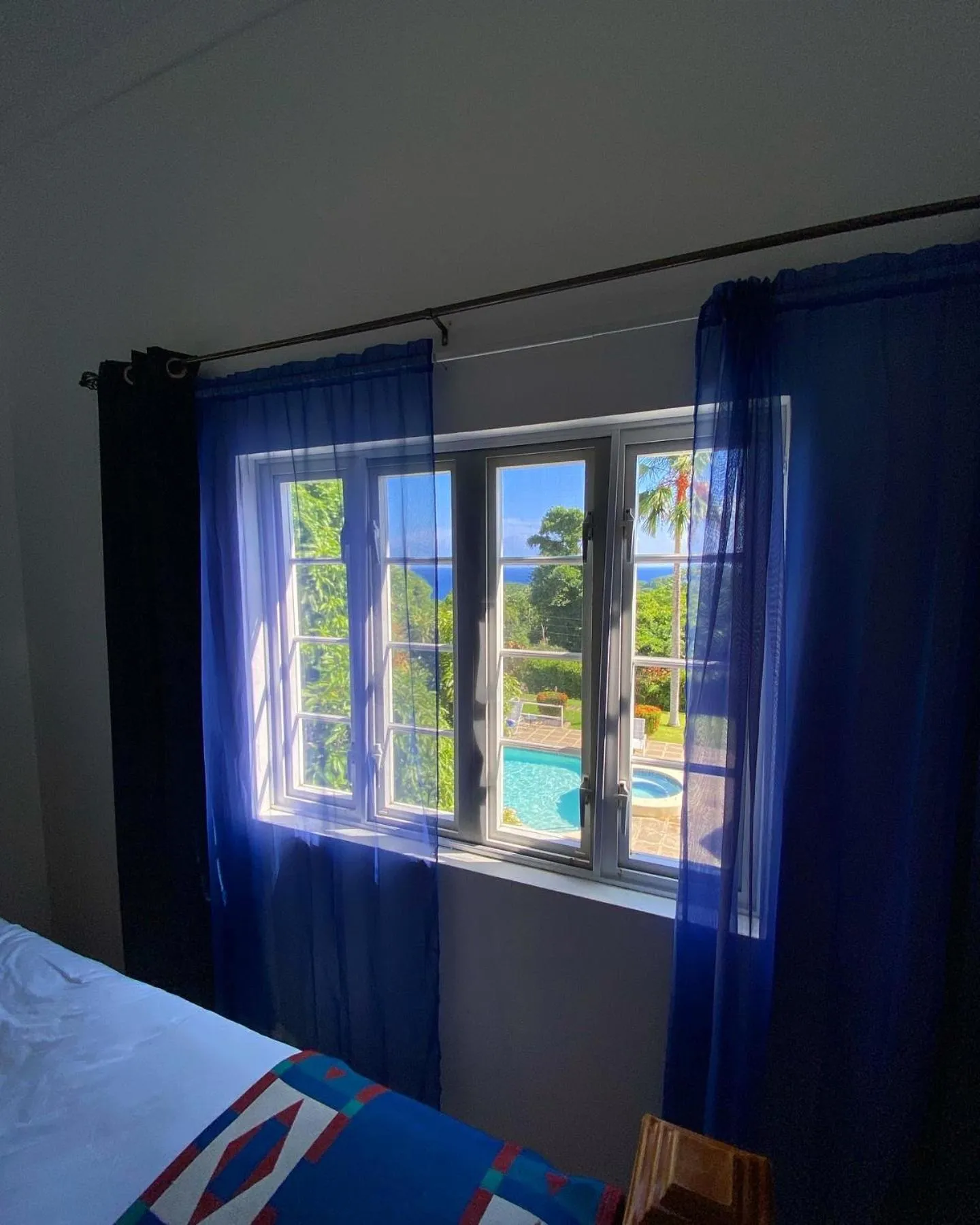 Sea view, Bed in All Nations Guest House