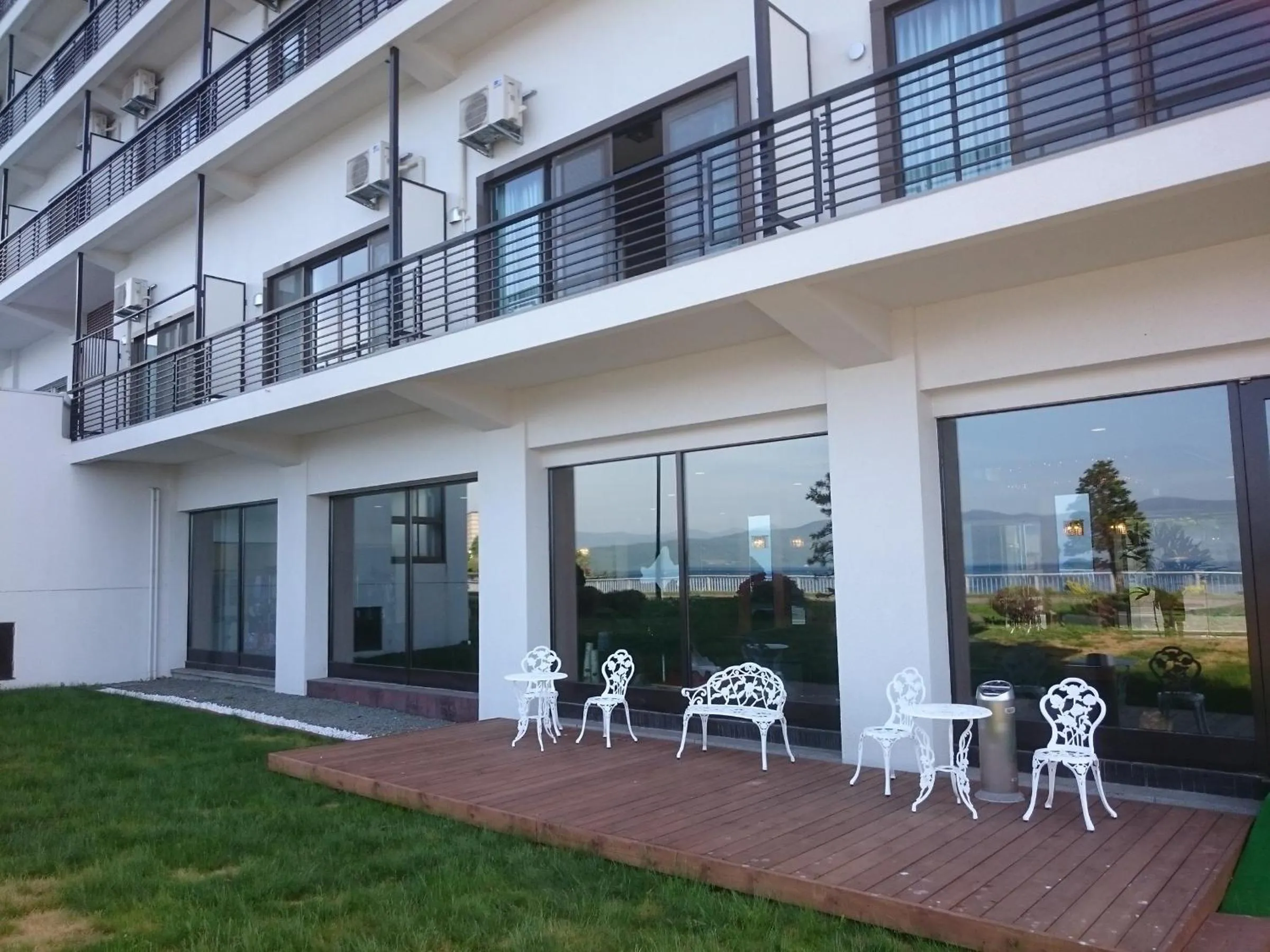Balcony/Terrace in Toya-onsen Hotel Hanabi