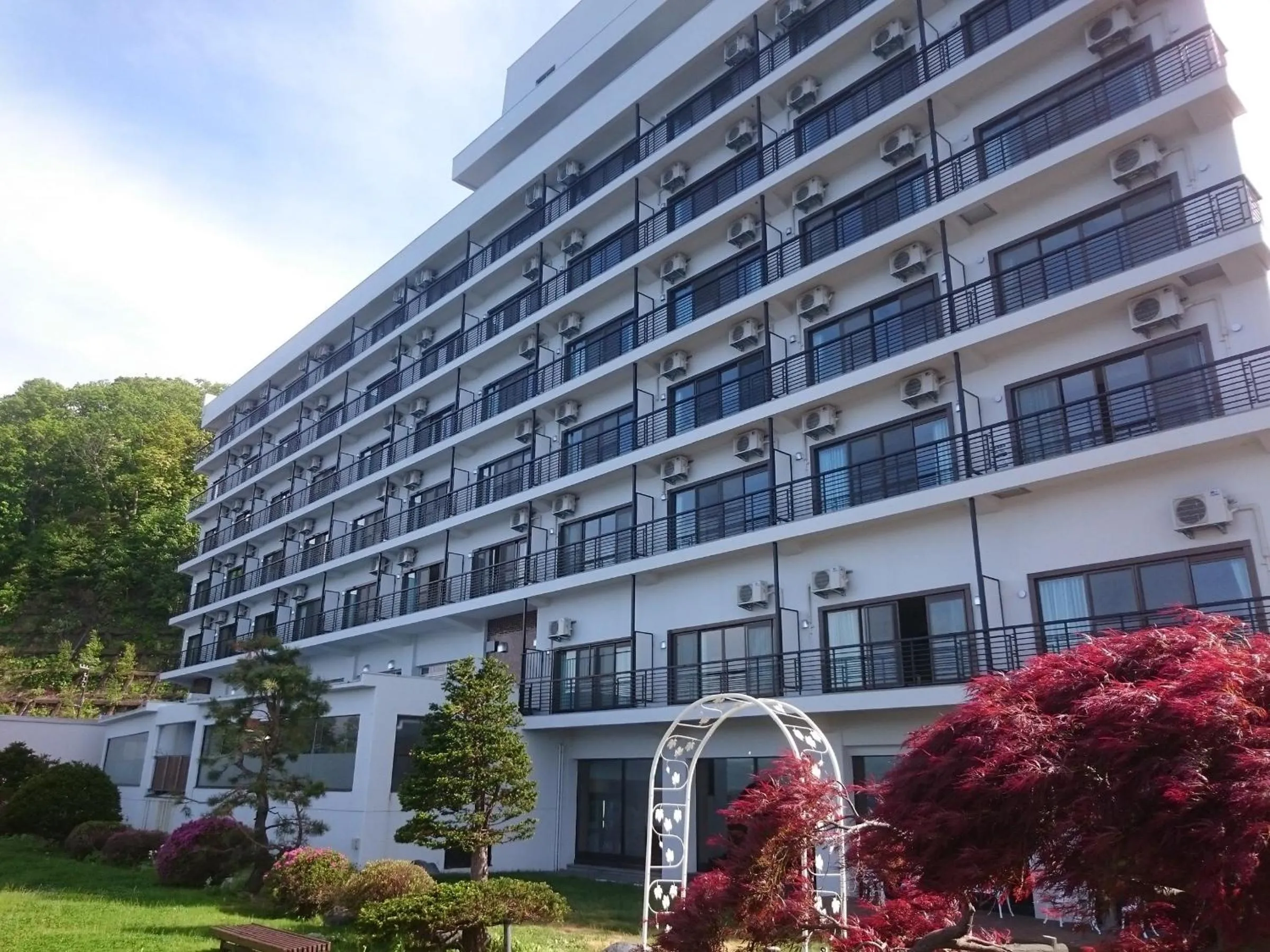 Property building in Toya-onsen Hotel Hanabi