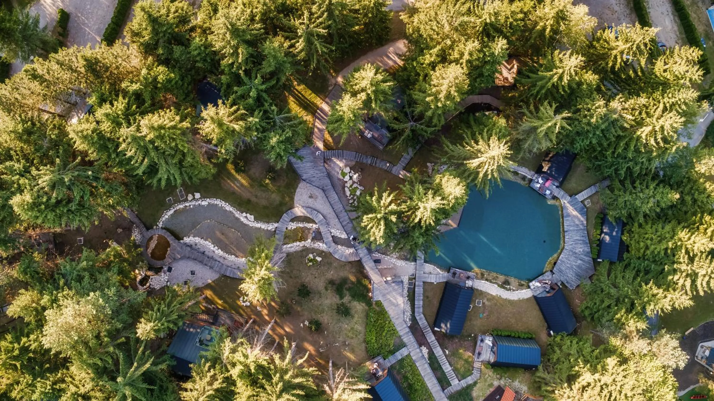 Bird's eye view in Plitvice Holiday Resort