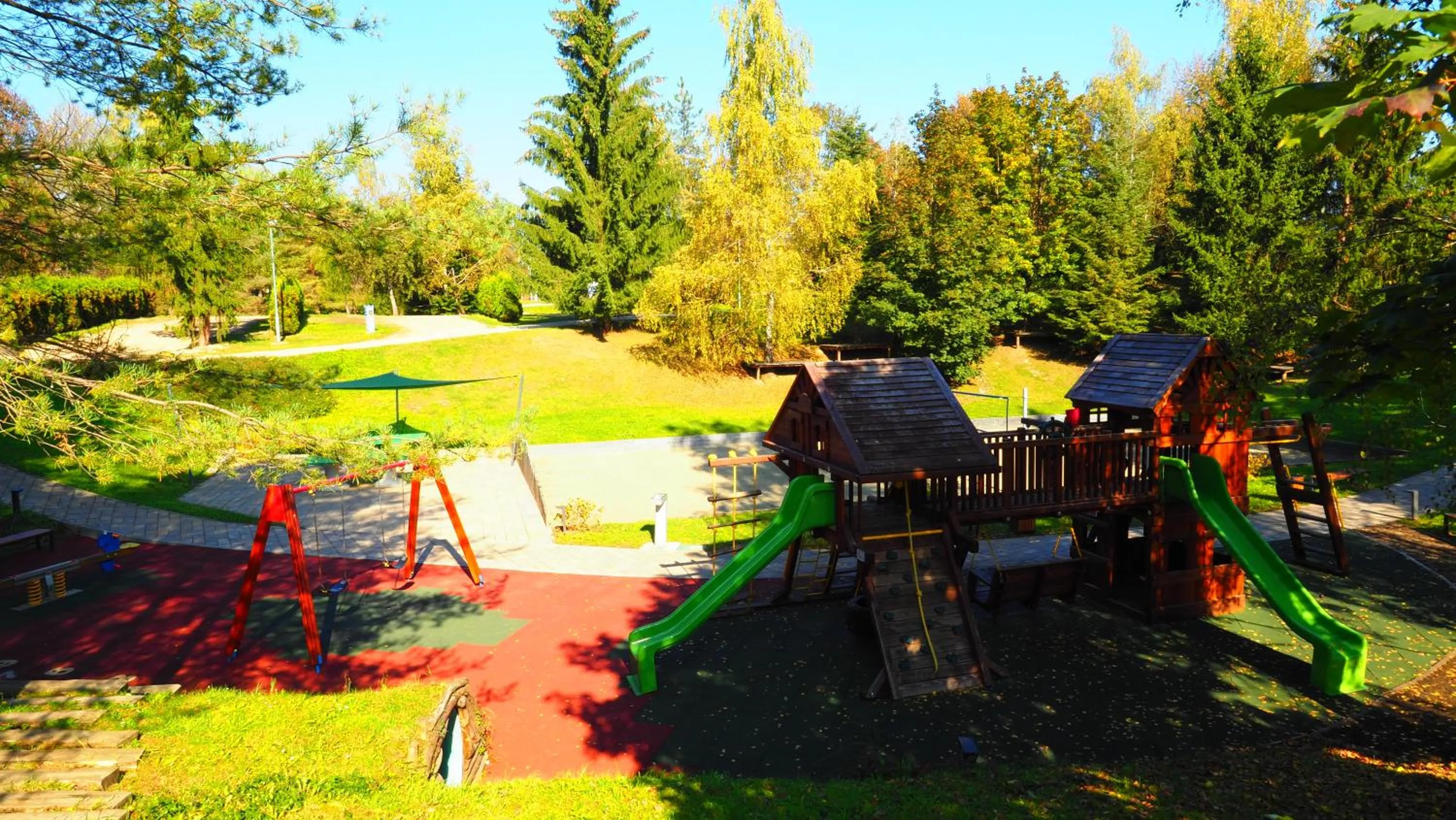 Children play ground in Plitvice Holiday Resort
