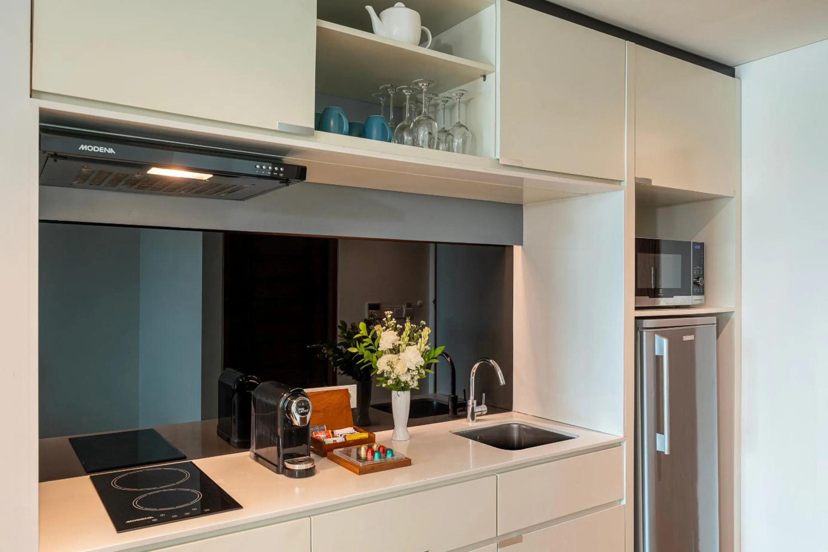 Kitchen or kitchenette in Rama Residence Padma