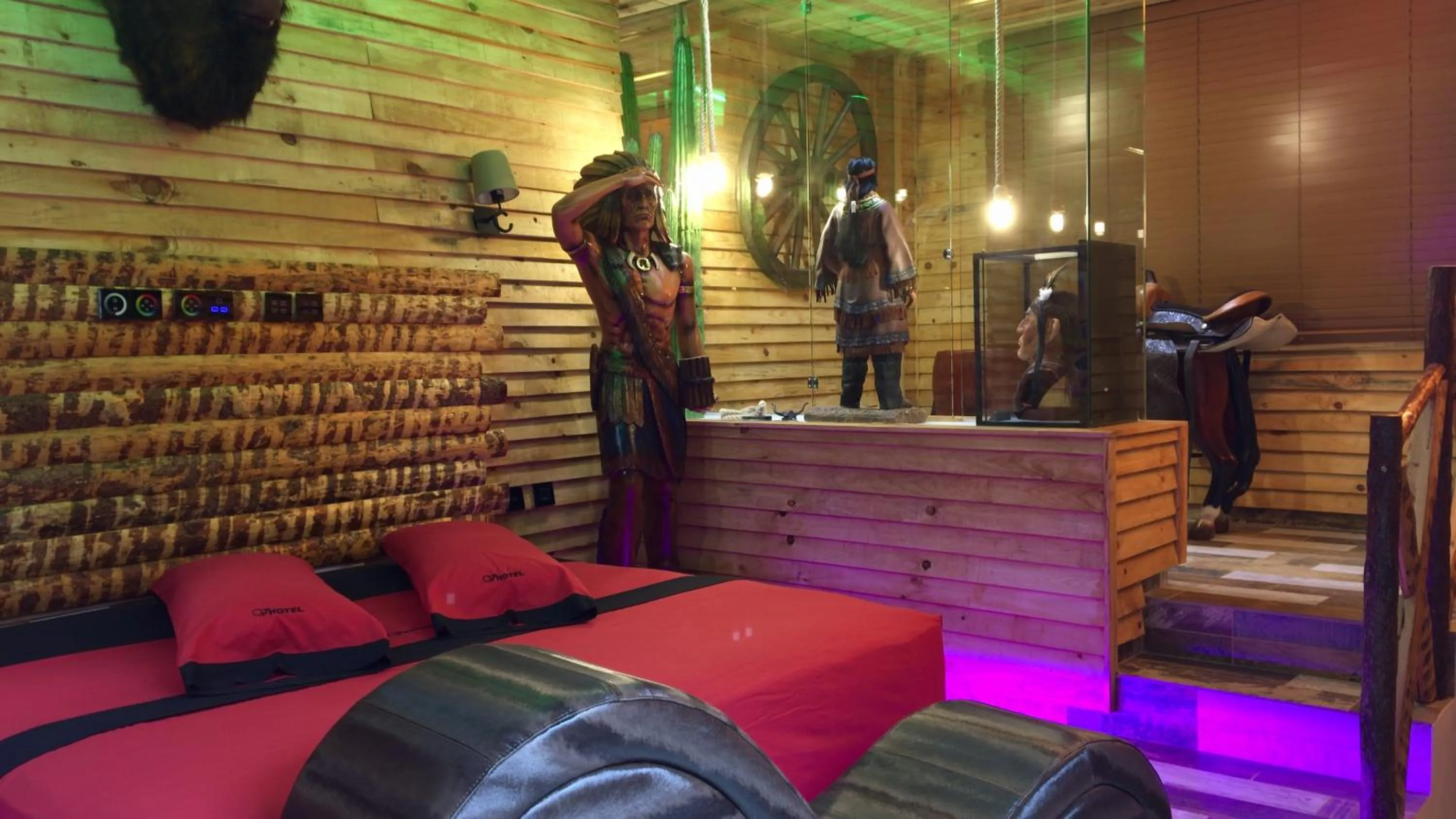 Bed in Motel Venus Madrid Norte