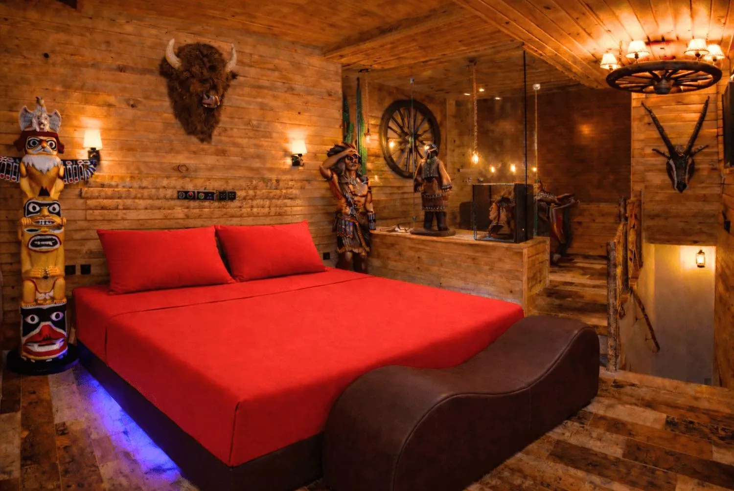 Bed in Motel Venus Madrid Norte