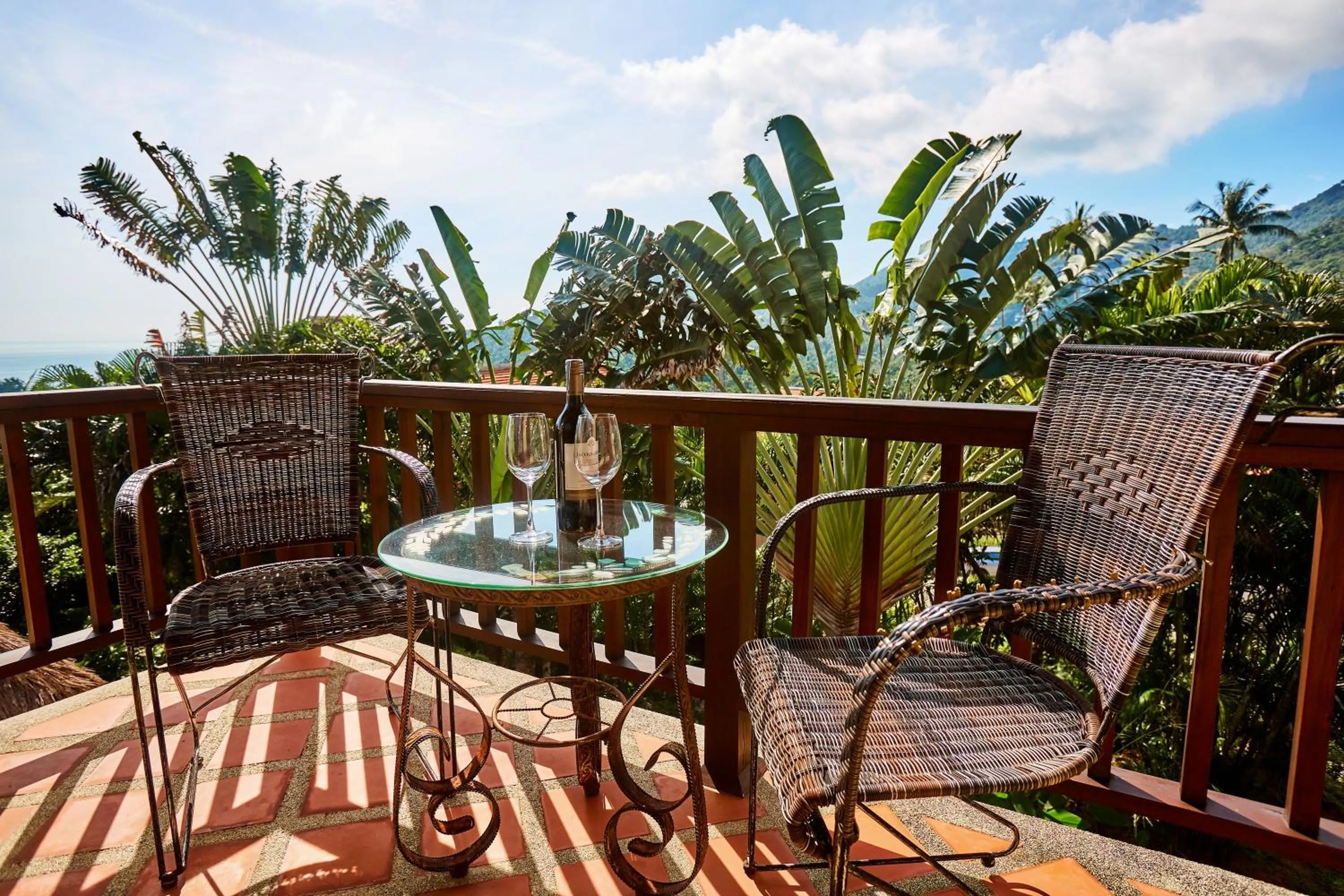 Balcony/Terrace in NB Villa Lilawadee