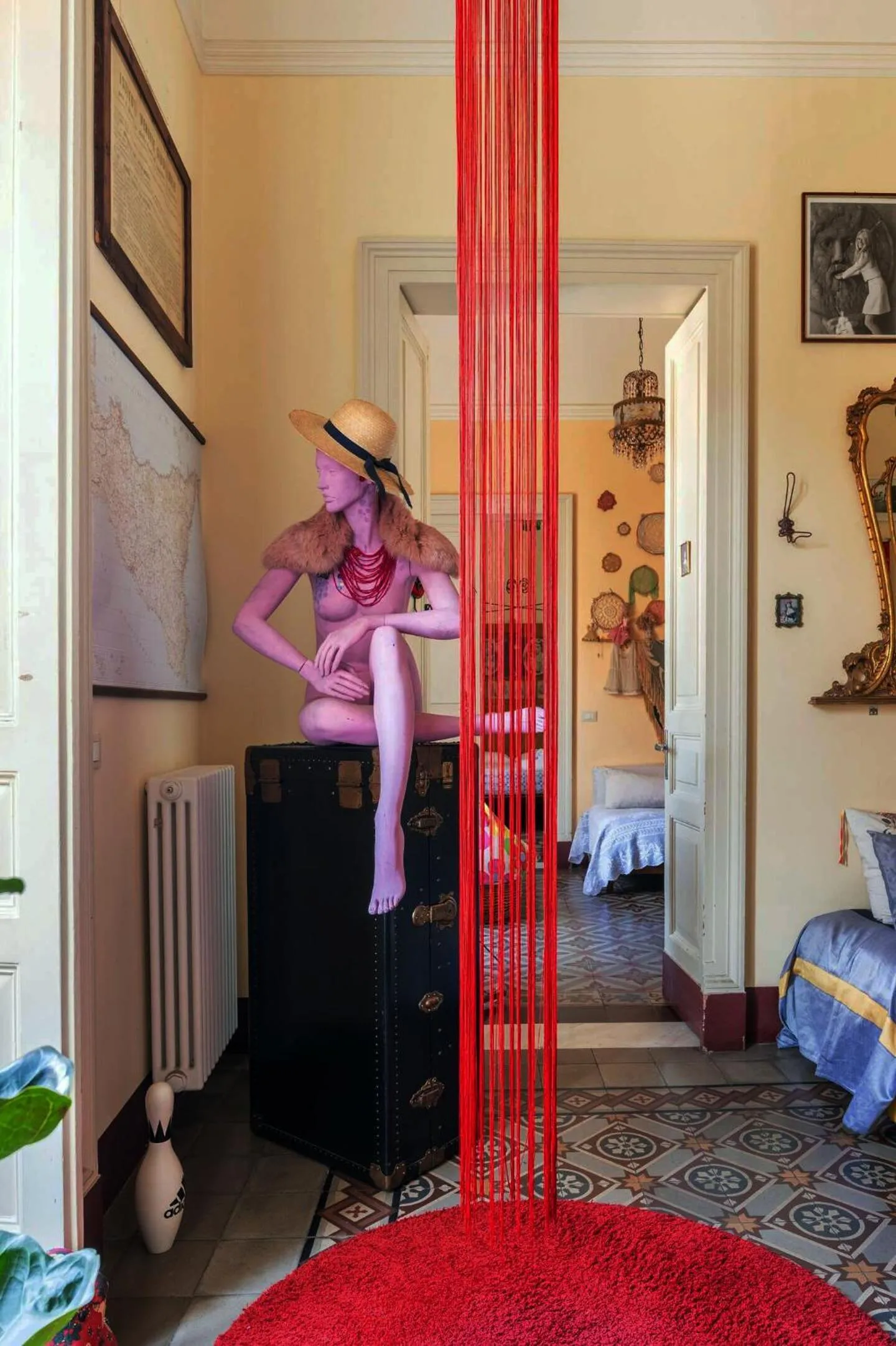 Decorative detail in La Cot B&B