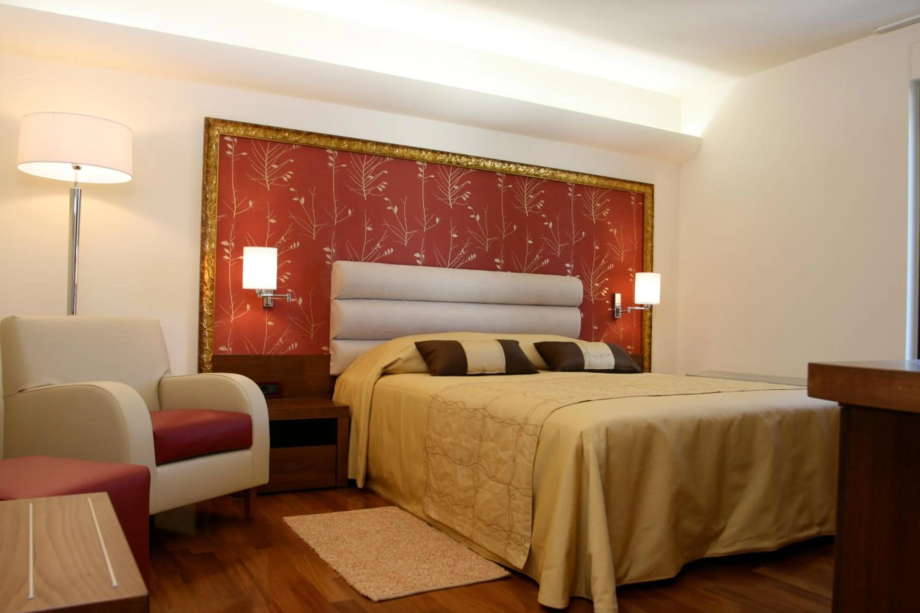 Bed in Hotel Villa Cittar