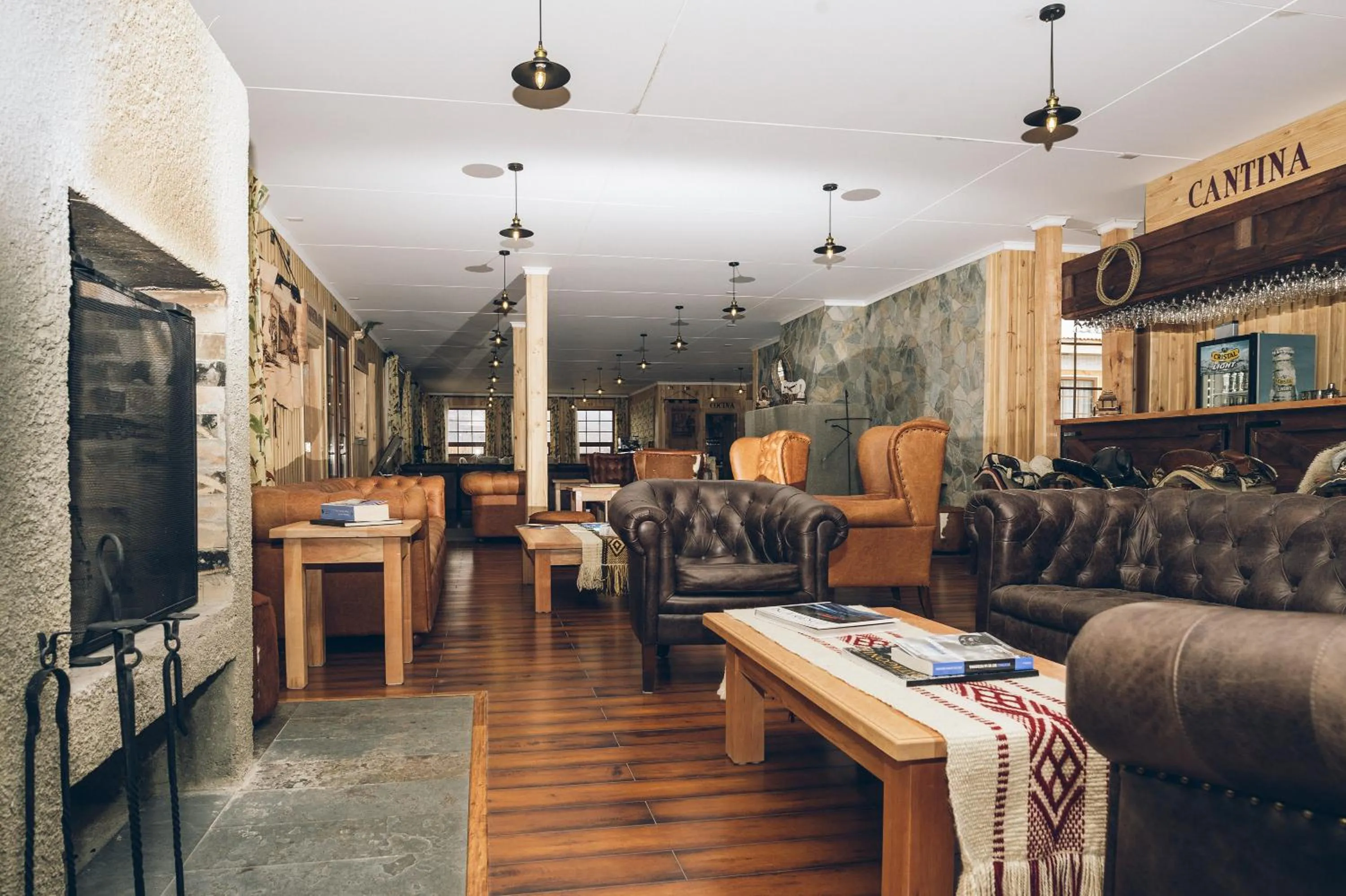 Living room in Hotel Estancia El Ovejero Patagónico