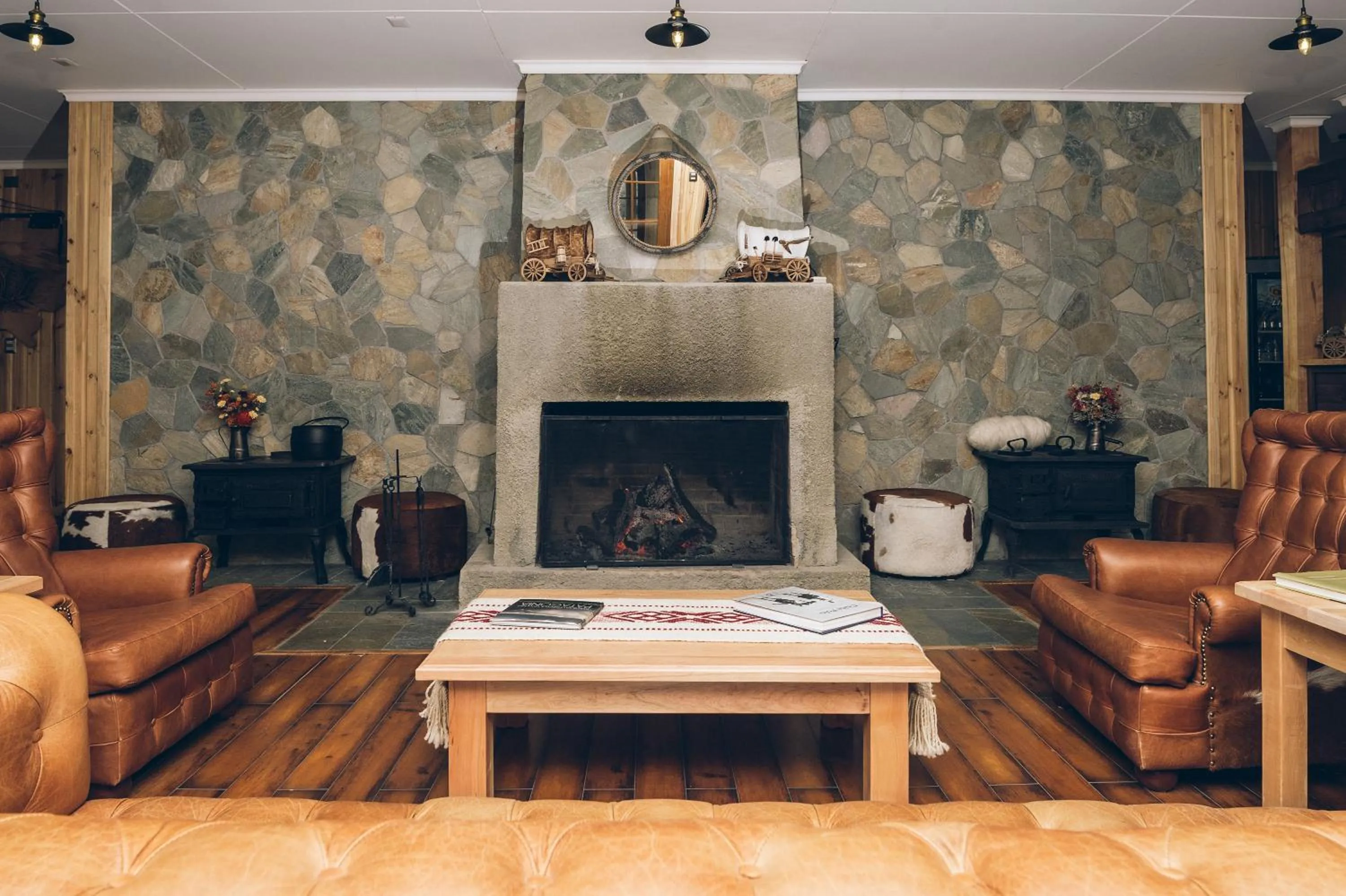 Living room in Hotel Estancia El Ovejero Patagónico