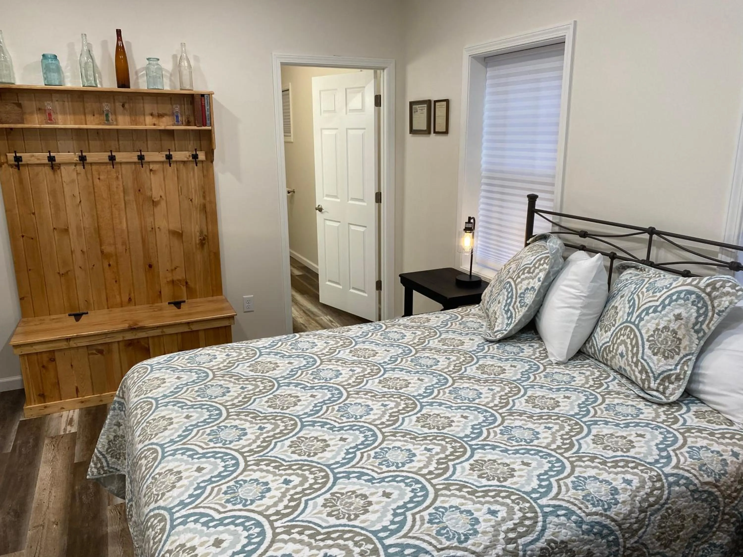 Bed in Hermann Crown Suites