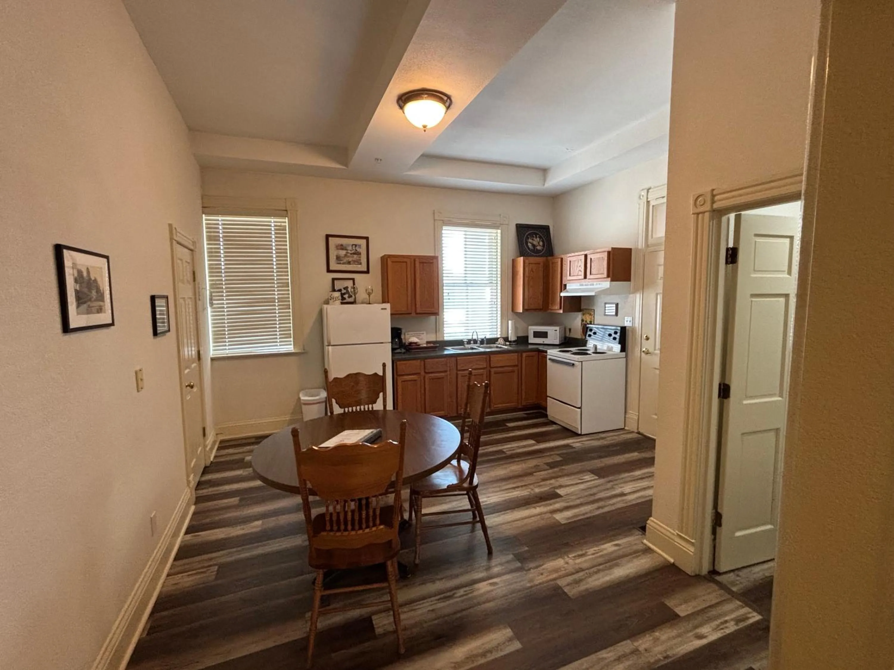 kitchen in Hermann Crown Suites
