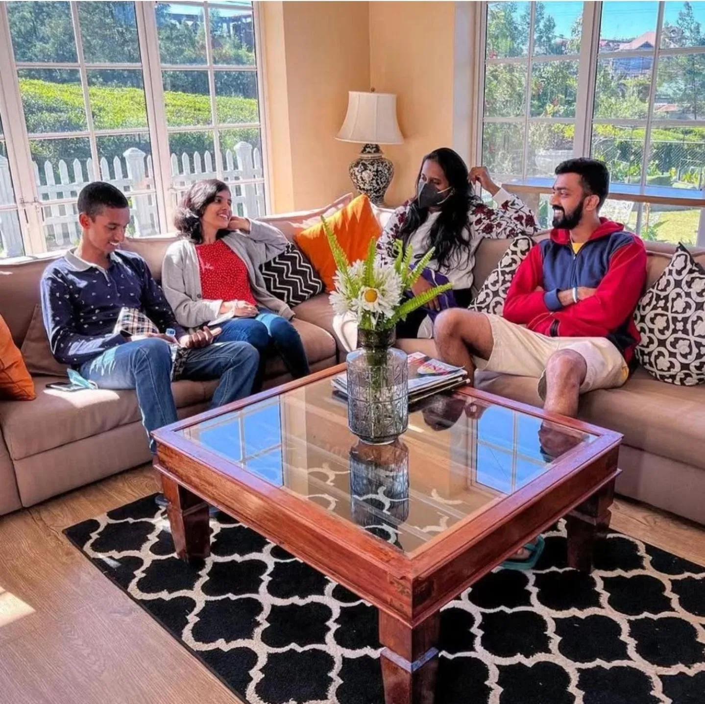 Living room in The Tea Garden