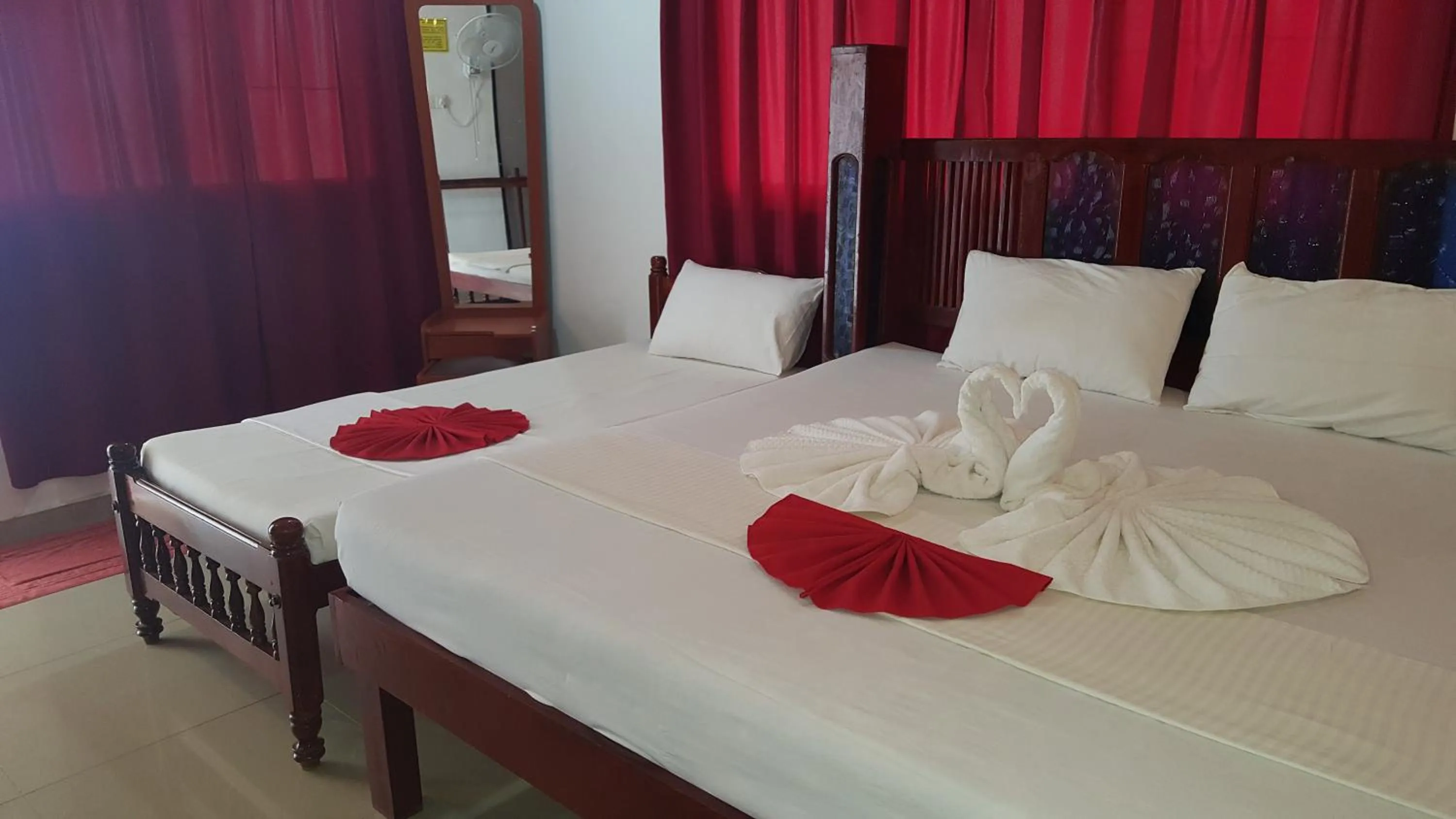 Bed in Sea View Beach Hotel