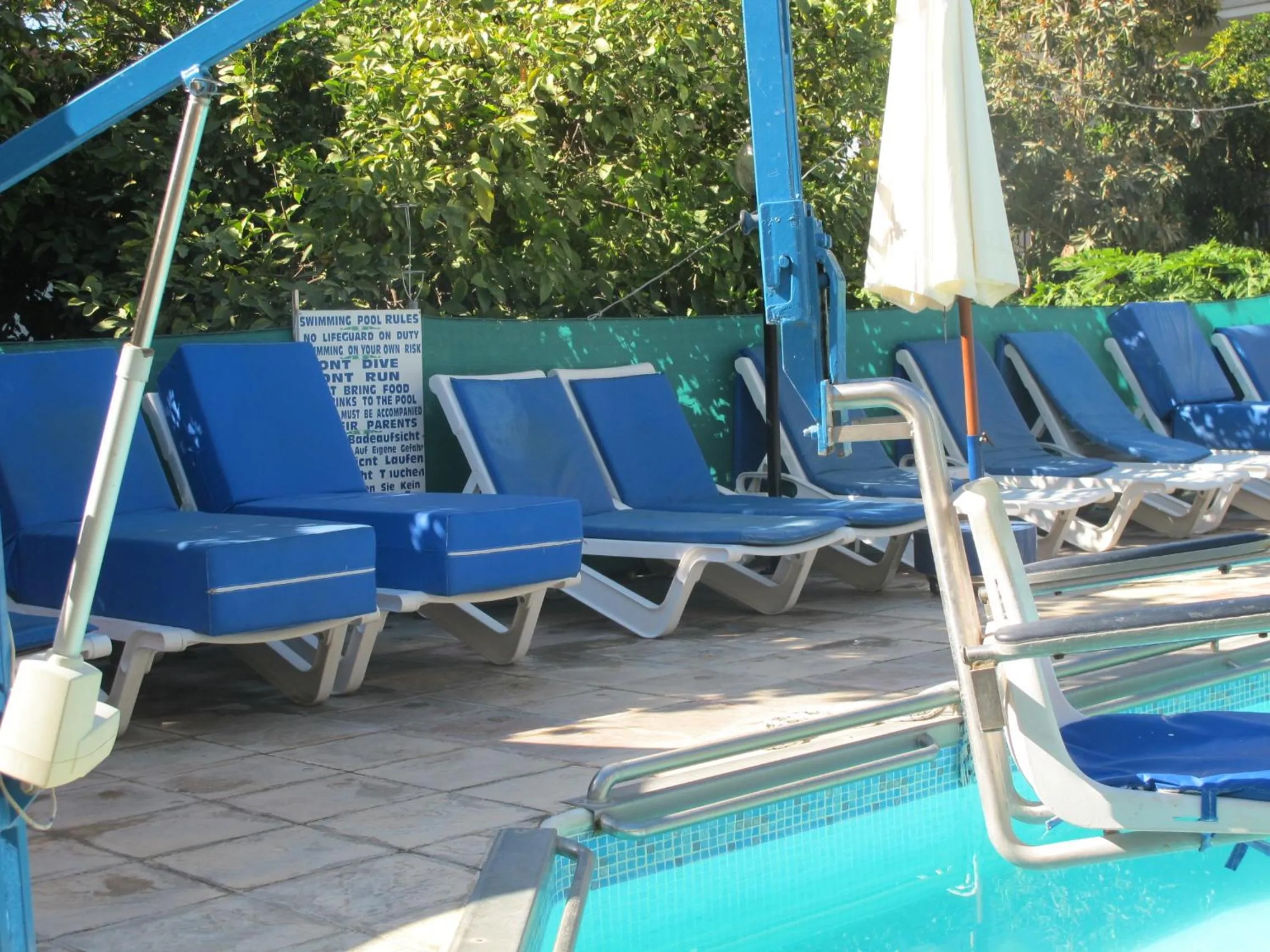 Swimming pool in C & A Hotel Apartments