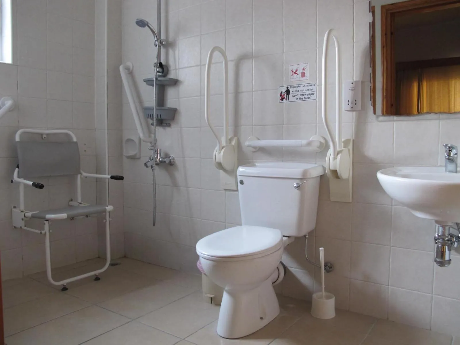 Shower in C & A Hotel Apartments