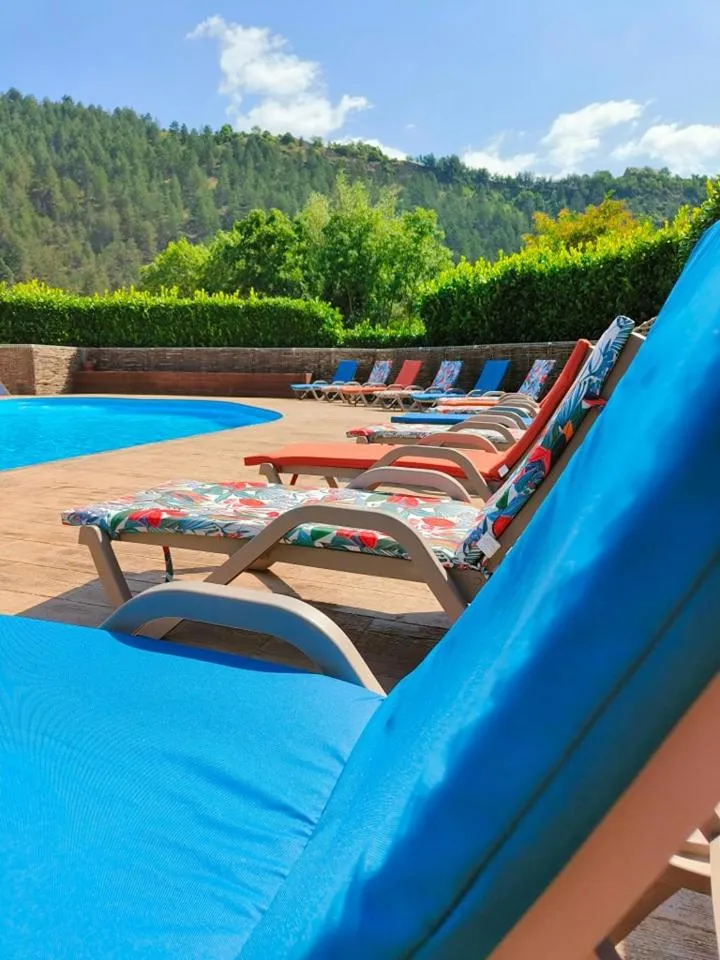 Swimming pool in Chalets de la Colagne