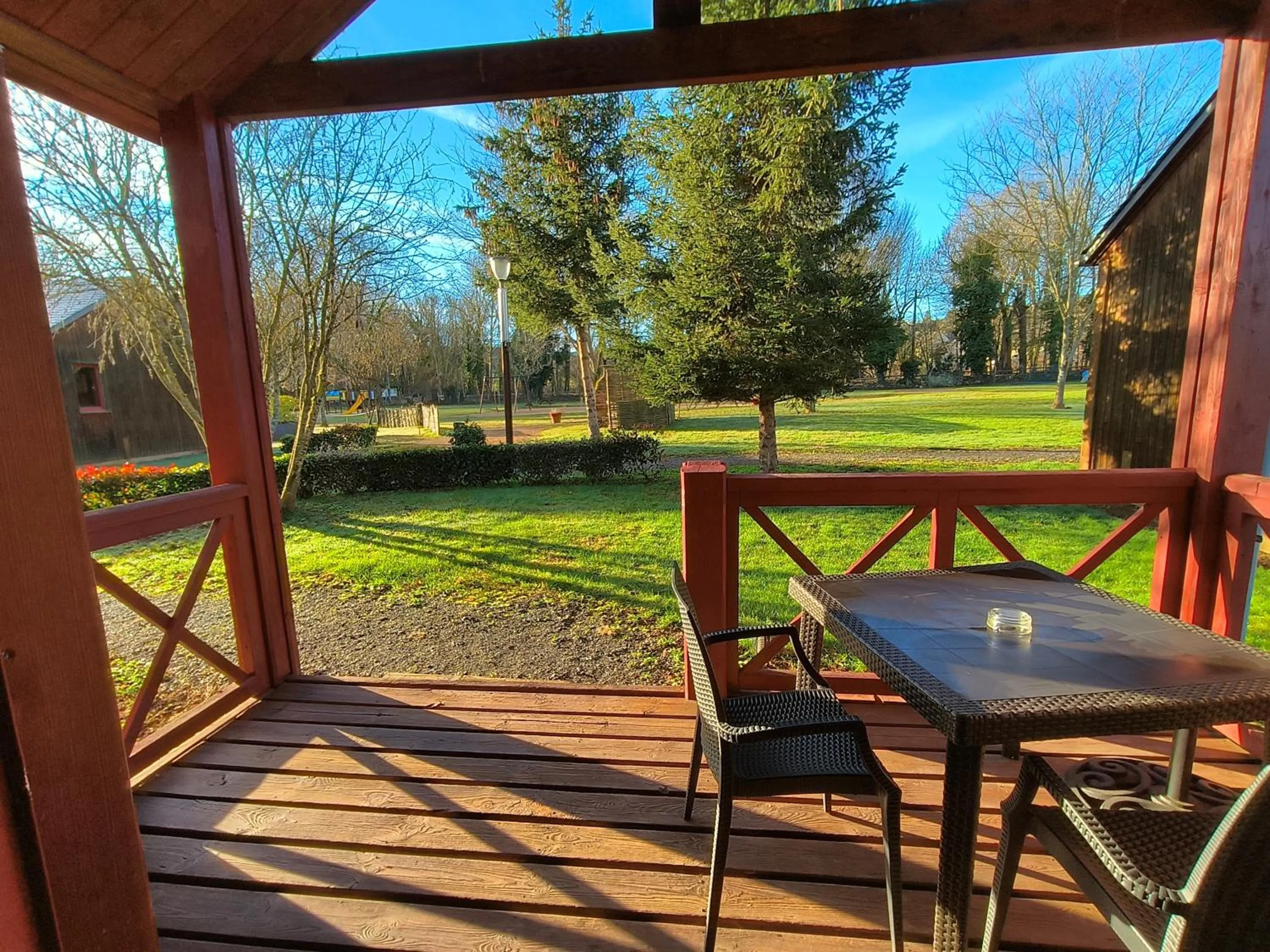 Patio in Chalets de la Colagne
