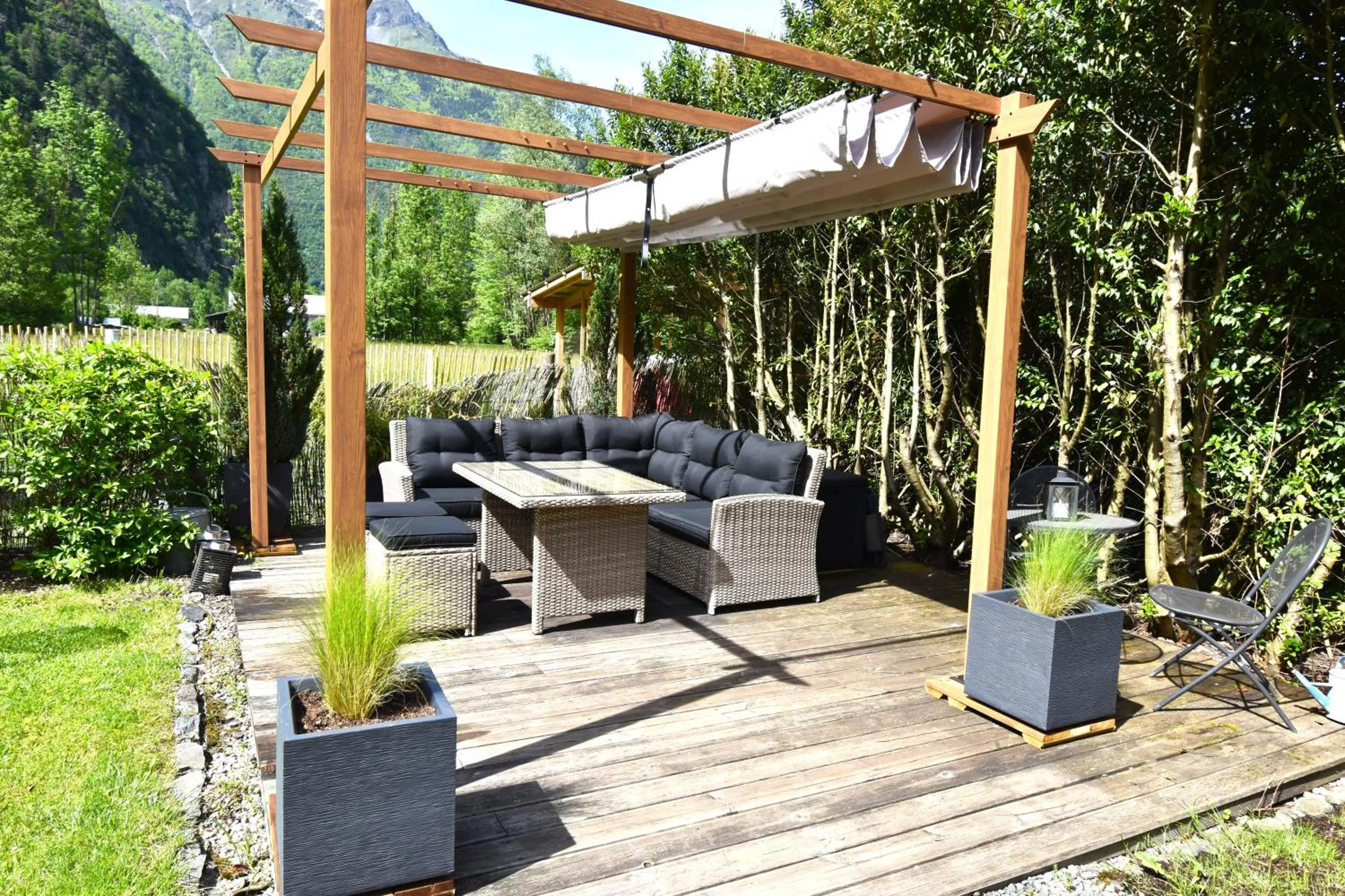 Patio in La Clé des Bois