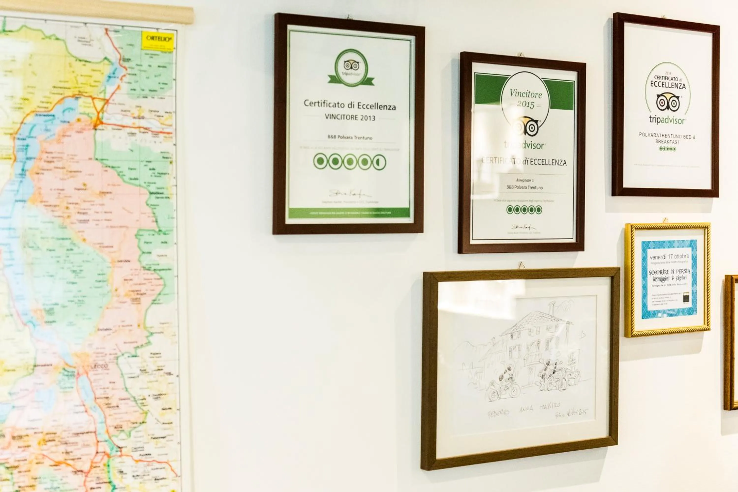 Lobby or reception in Affittacamere Polvara Trentuno