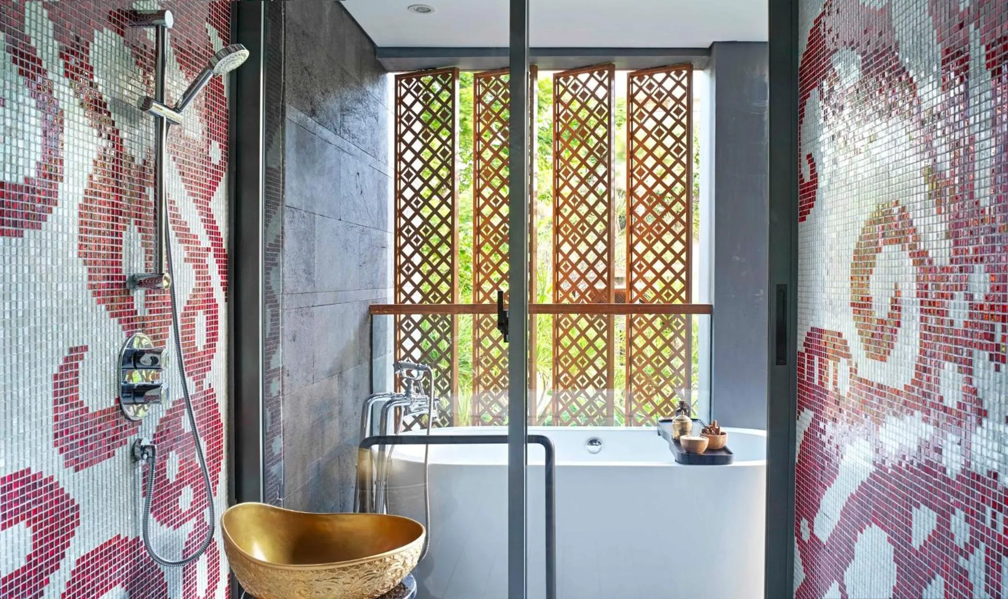 Bathroom in Hotel Indigo Bali Seminyak Beach by IHG