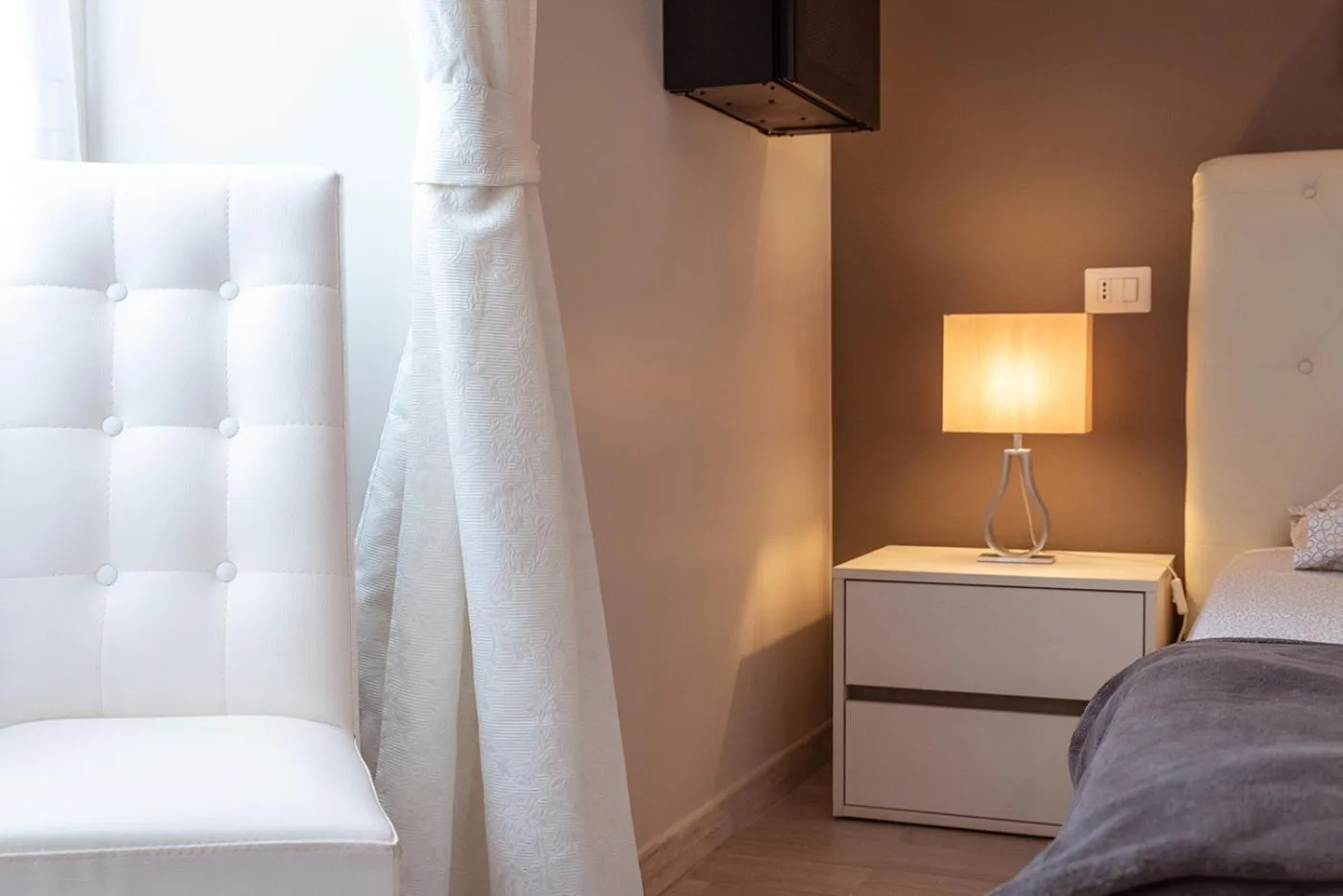 Bed in Central Vatican Rooms