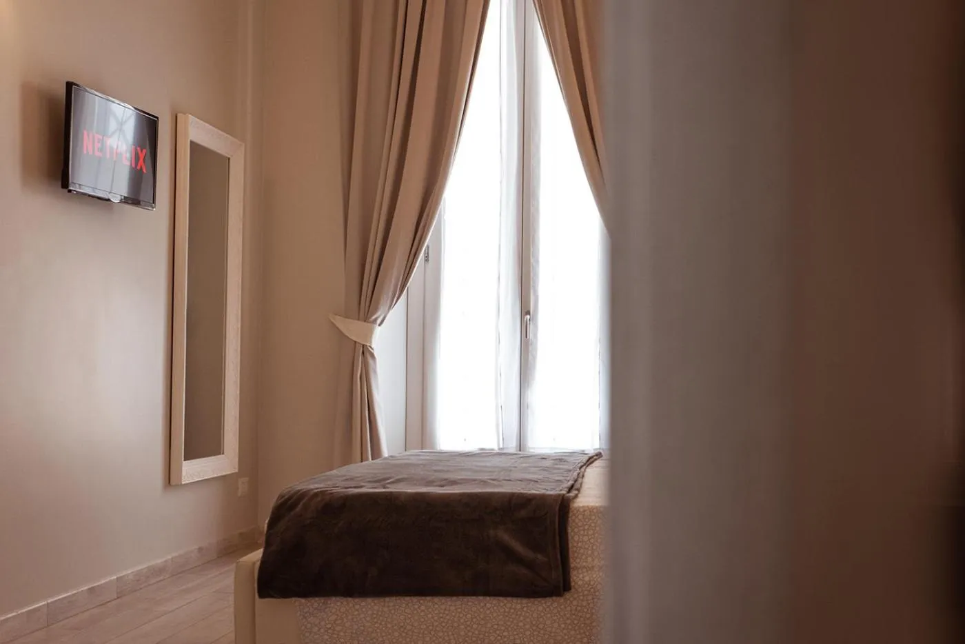 Bed in Central Vatican Rooms