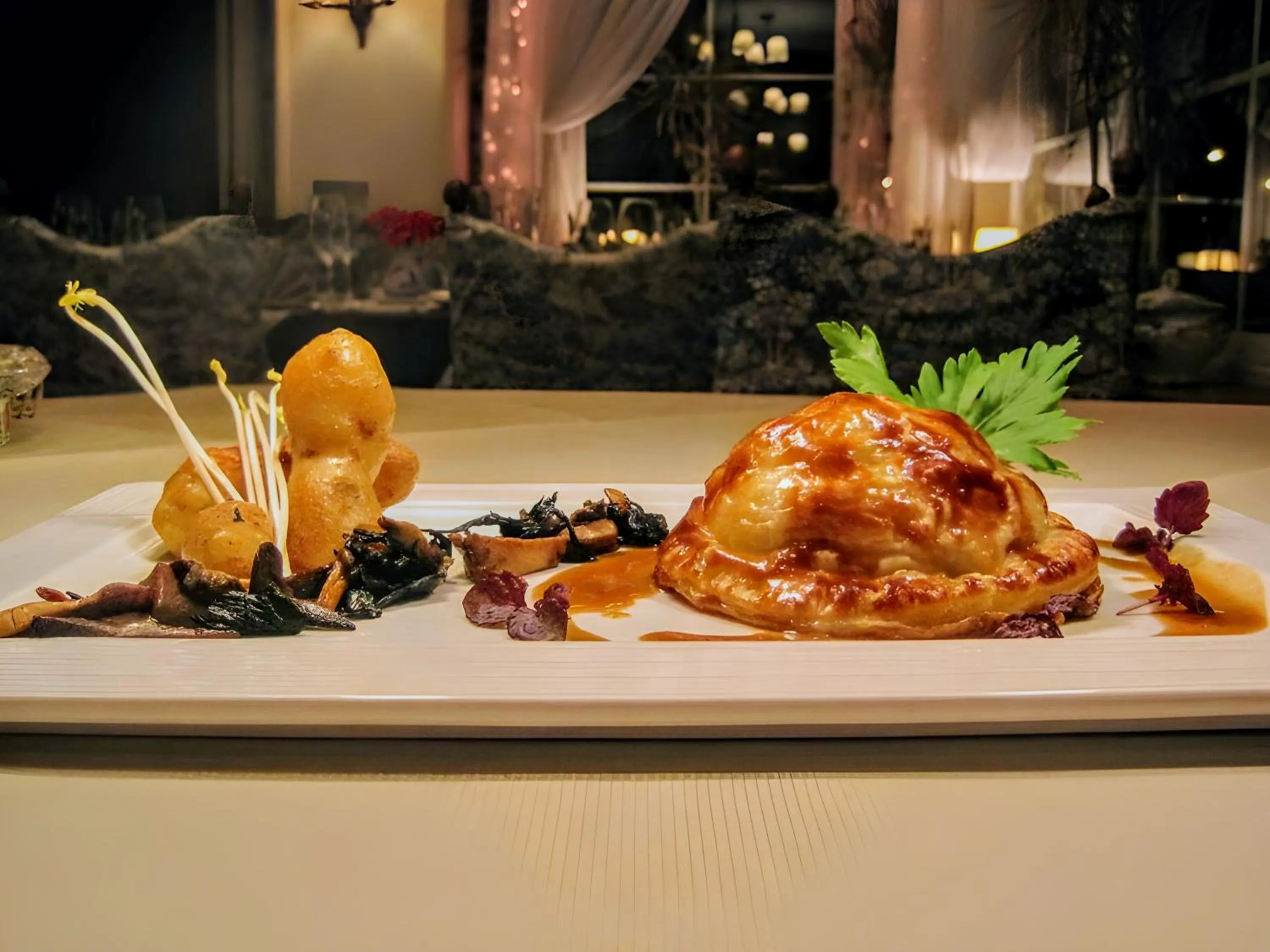 Food and drinks in Hotel-Restaurant Bonhomme